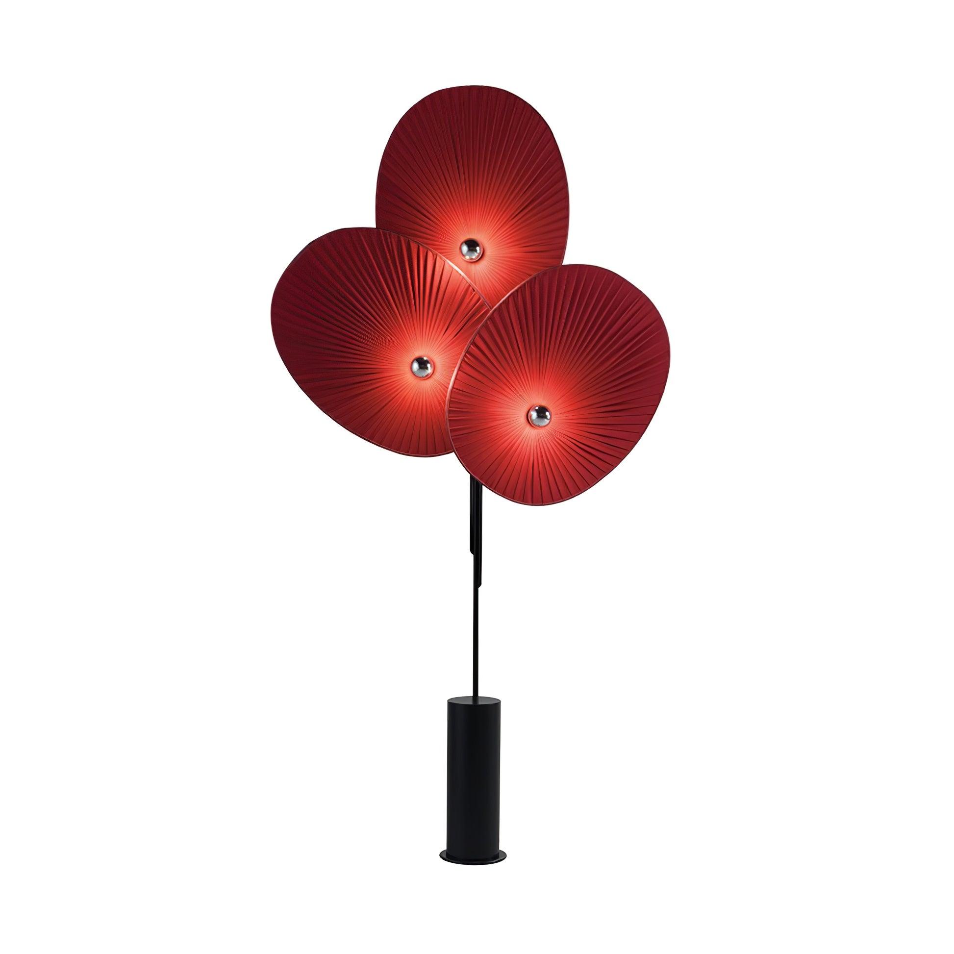 Scarlet Petal Fabric Floor Lamp - Letslighting