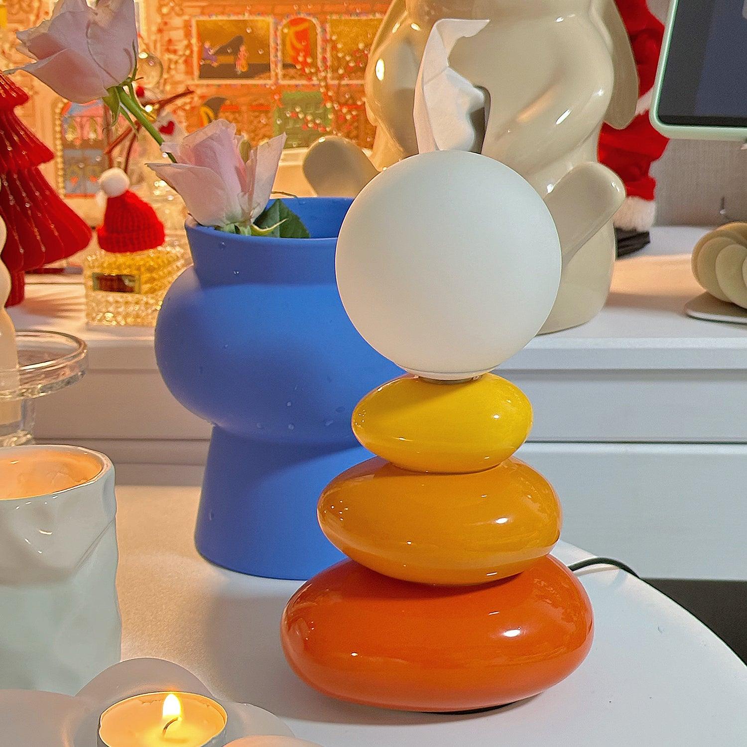 Virelie Ceramics Playful Table Lamp - Letslighting