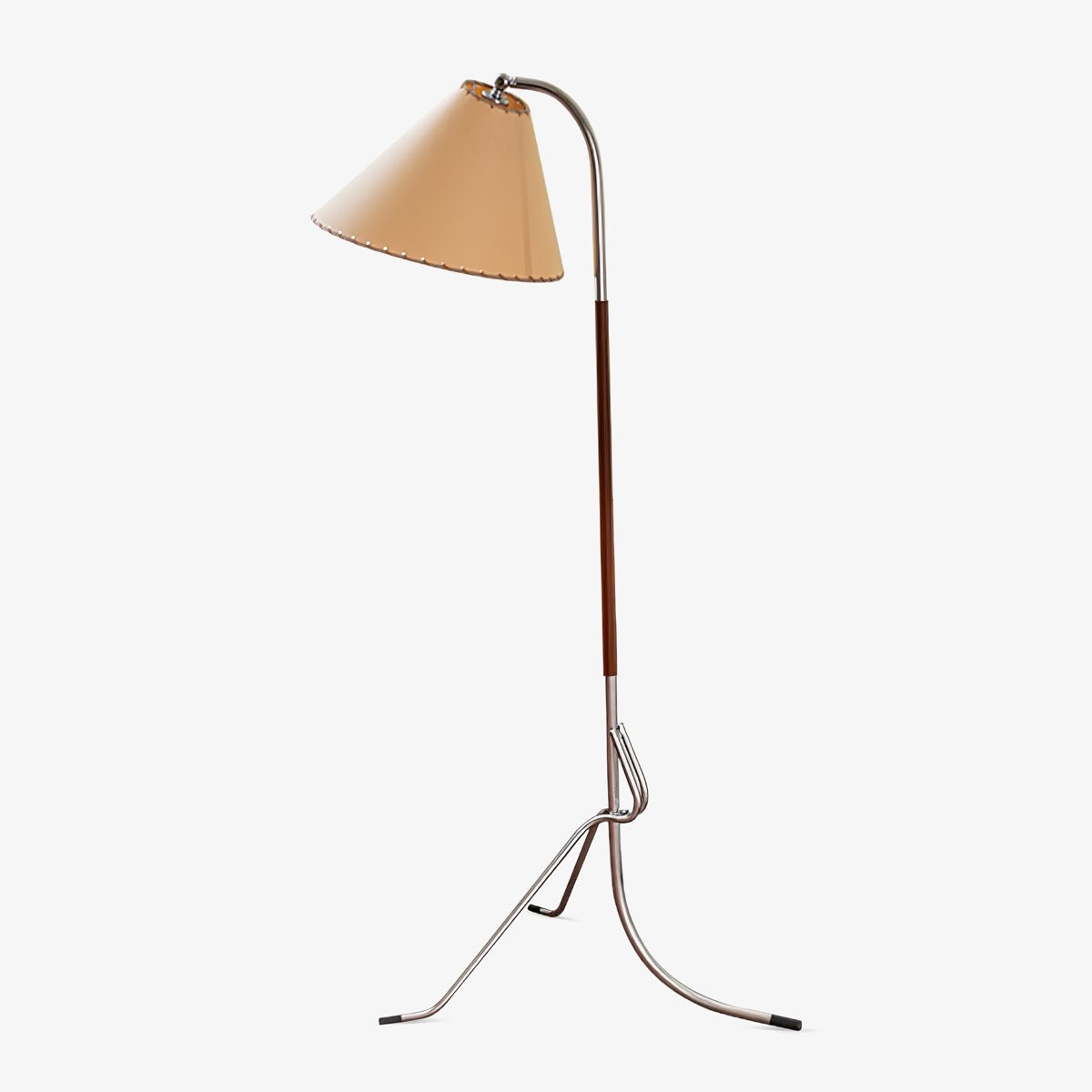 Floor Lamp Wood Arc-shaped Task Living Room | Letslighting