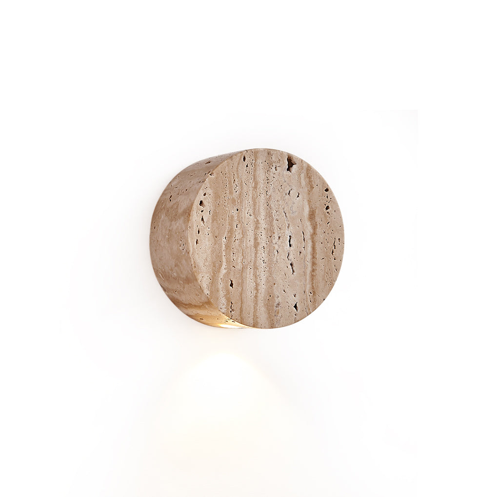 Izoren Classic Modern Minimalist Travertine Wall Lamp - Letslighting
