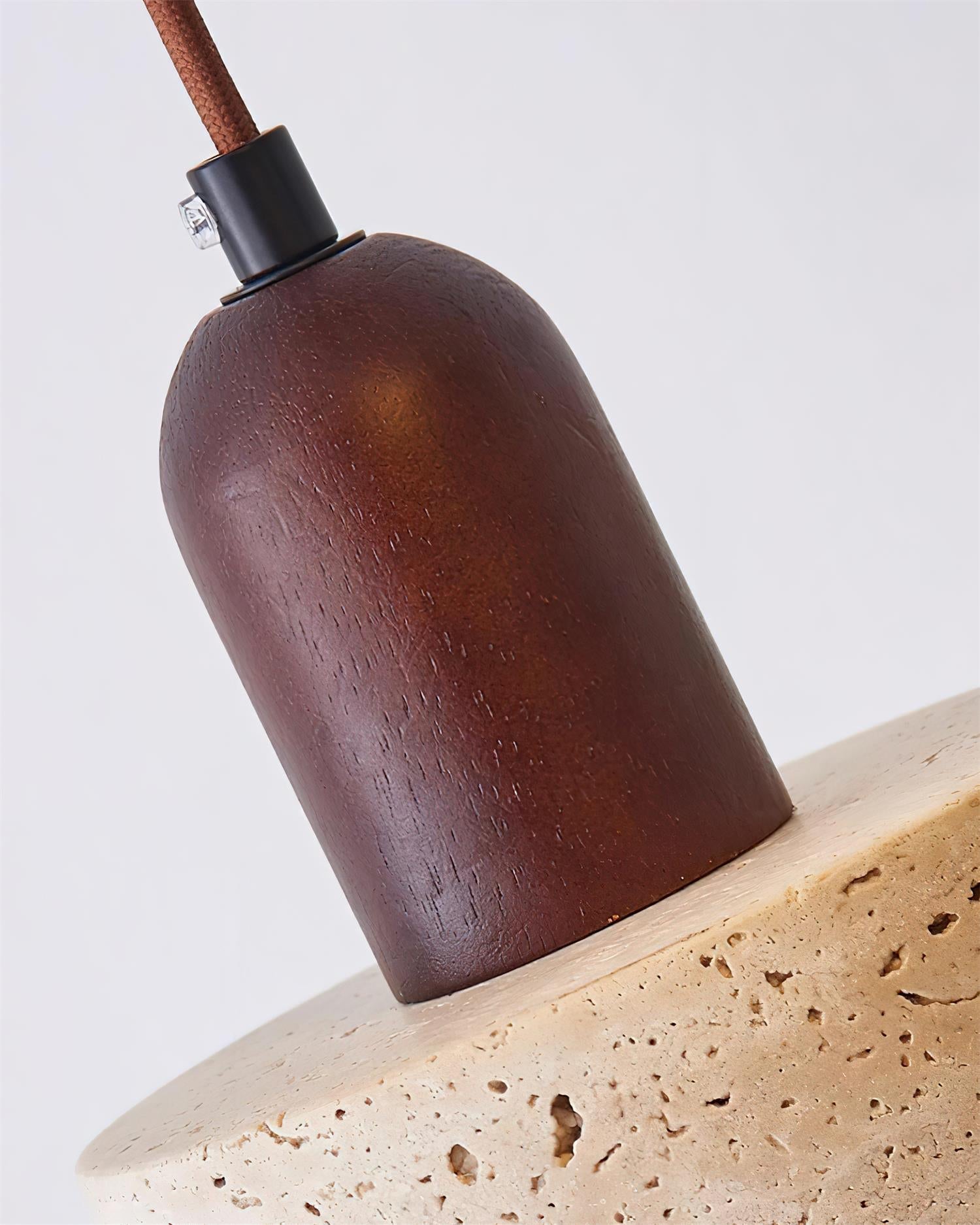 Lunara Multi-Light Pendant  Lamp Set Travertine