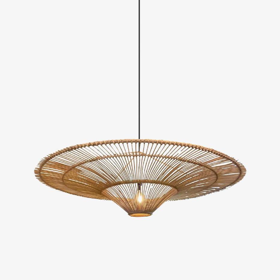 Lustra Chandelier Rattan Natural - Letslighting