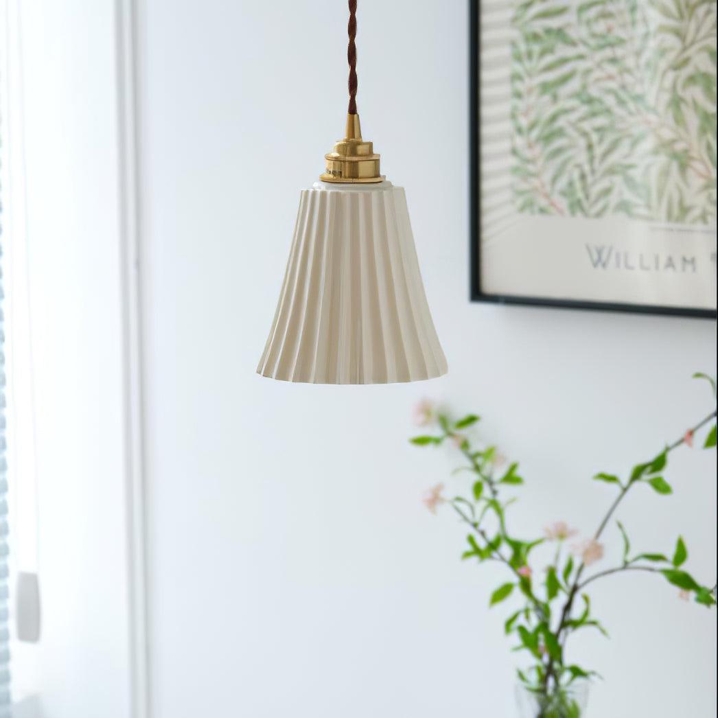 Ulcaris Premium Nordic Art Trumpet Ceramic Pendant Light - Letslighting
