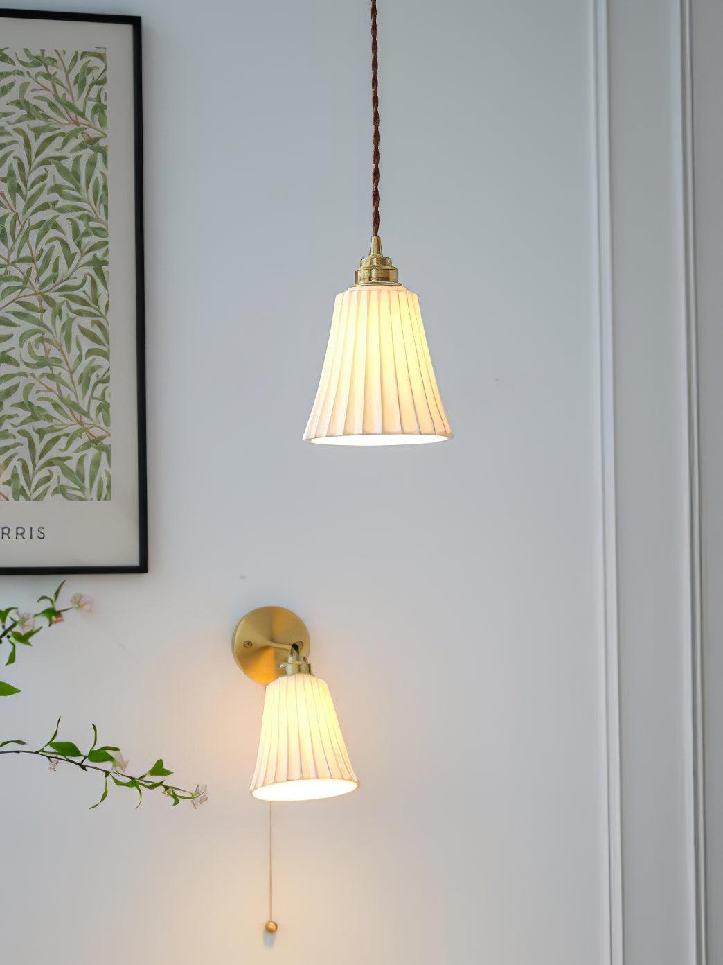 Ulcaris Premium Nordic Art Trumpet Ceramic Pendant Light - Letslighting