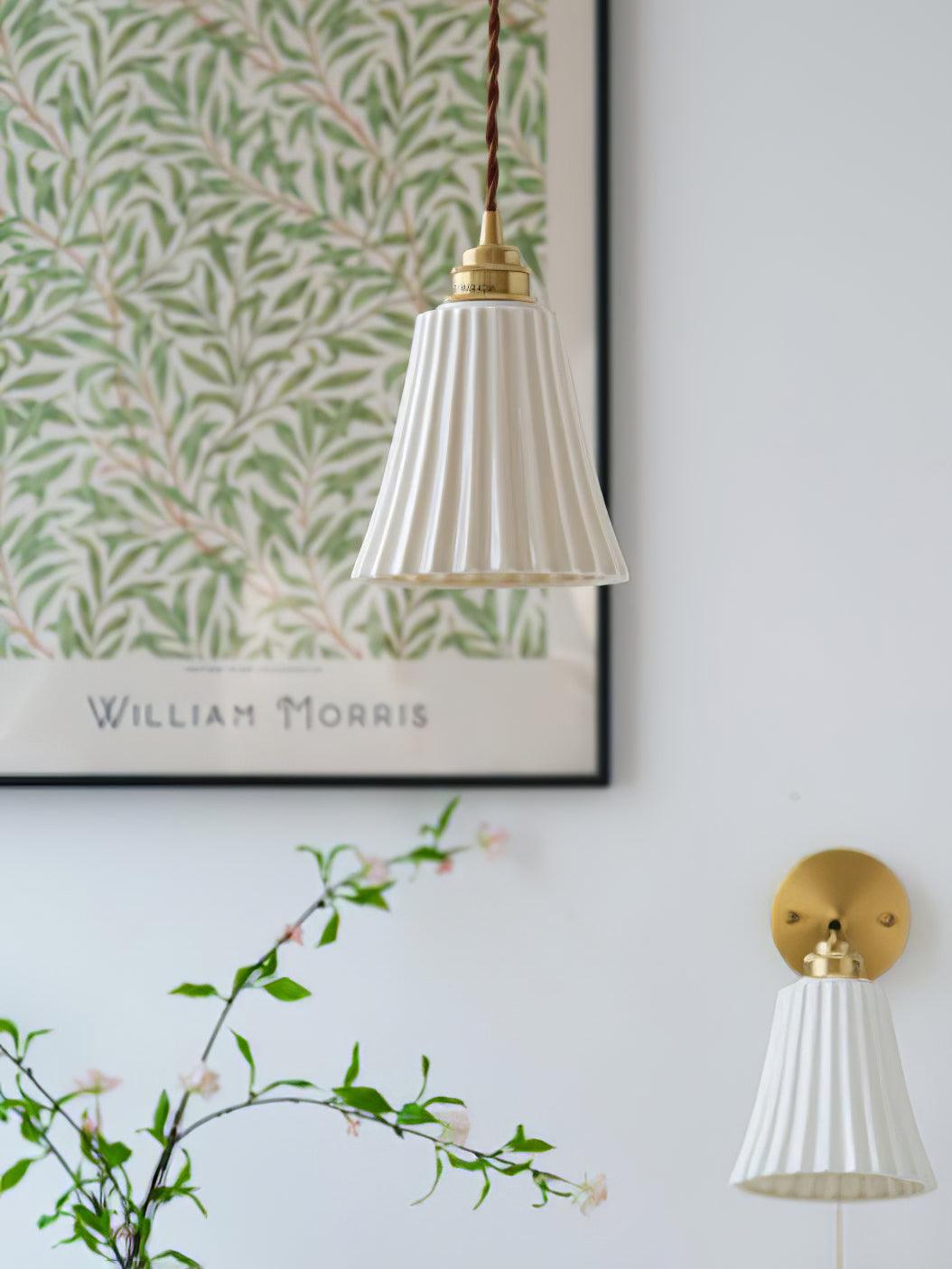 Ulcaris Premium Nordic Art Trumpet Ceramic Pendant Light - Letslighting