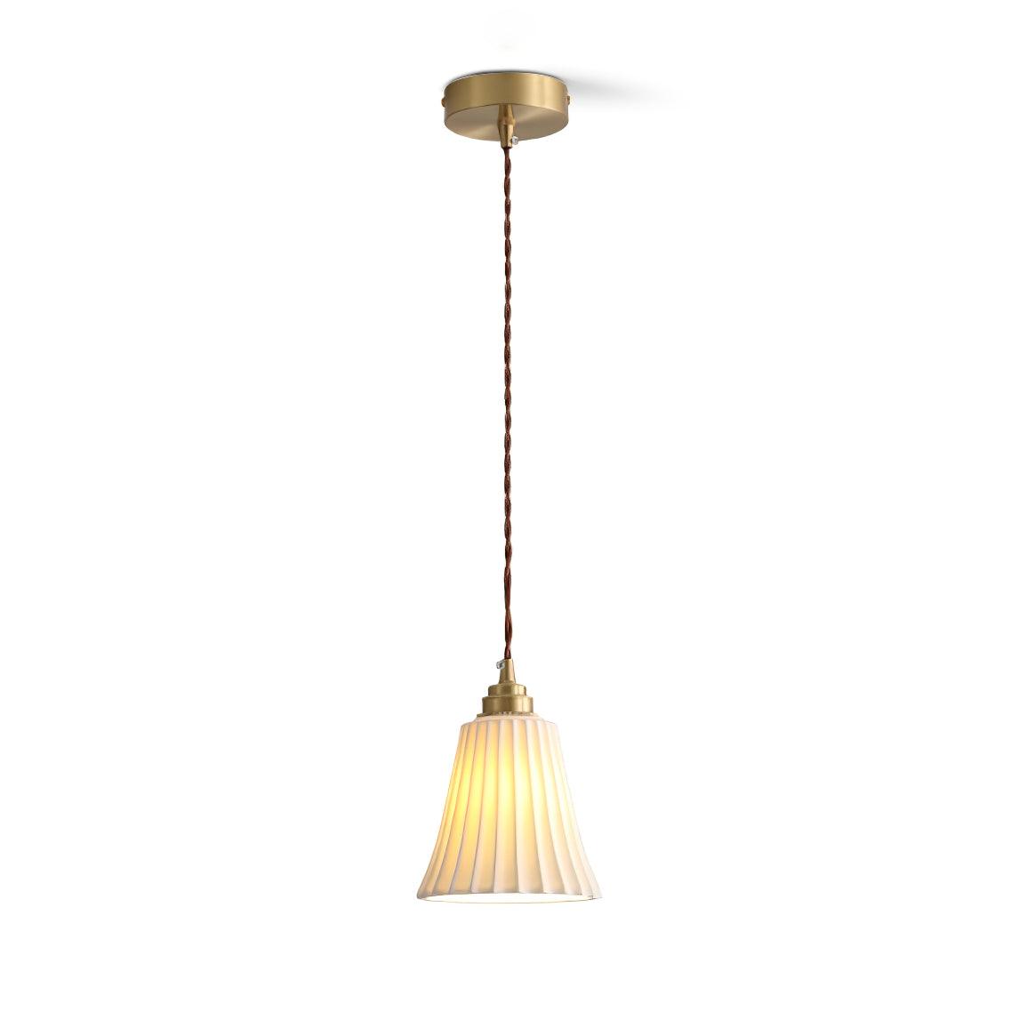 Ulcaris Premium Nordic Art Trumpet Ceramic Pendant Light - Letslighting
