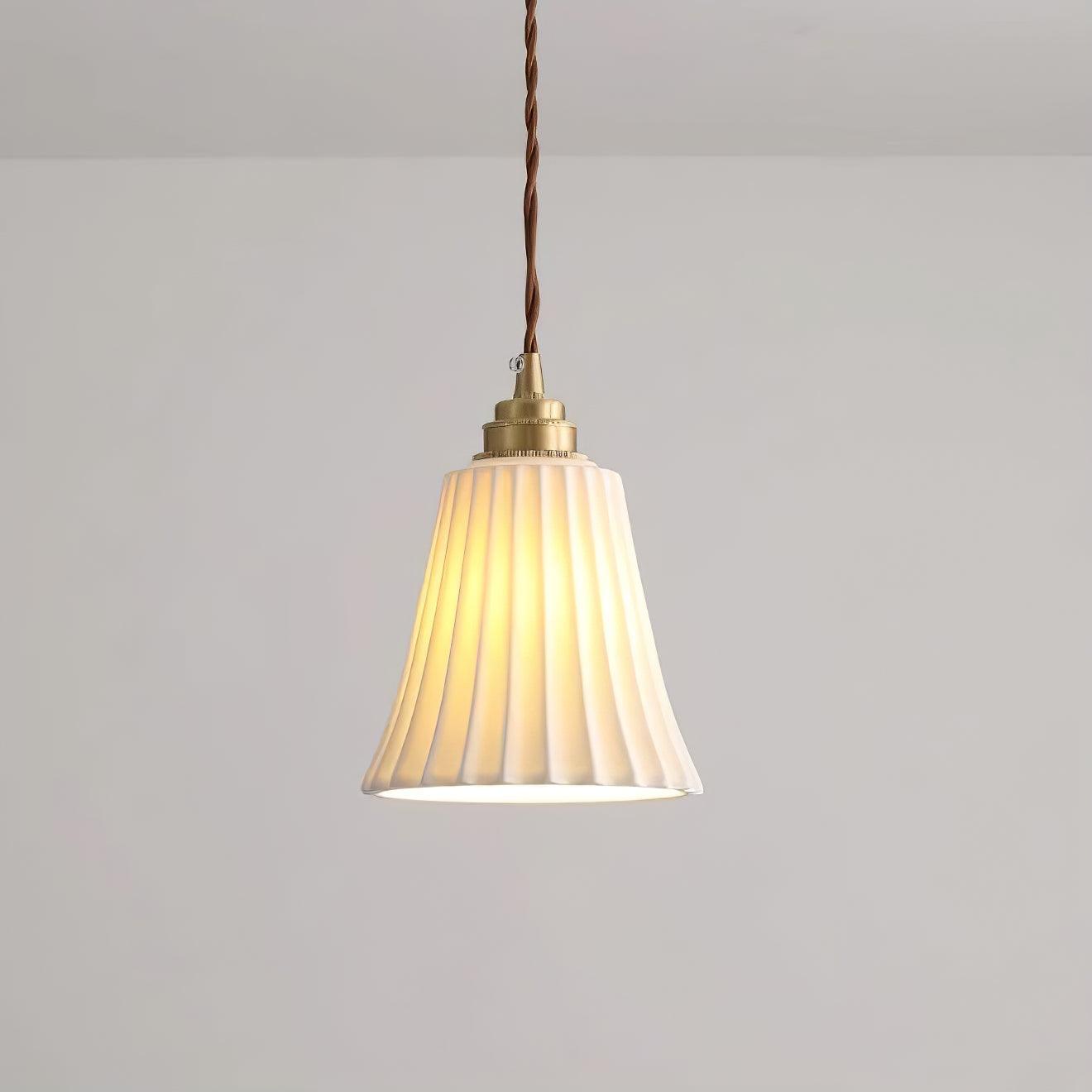 Ulcaris Premium Nordic Art Trumpet Ceramic Pendant Light - Letslighting