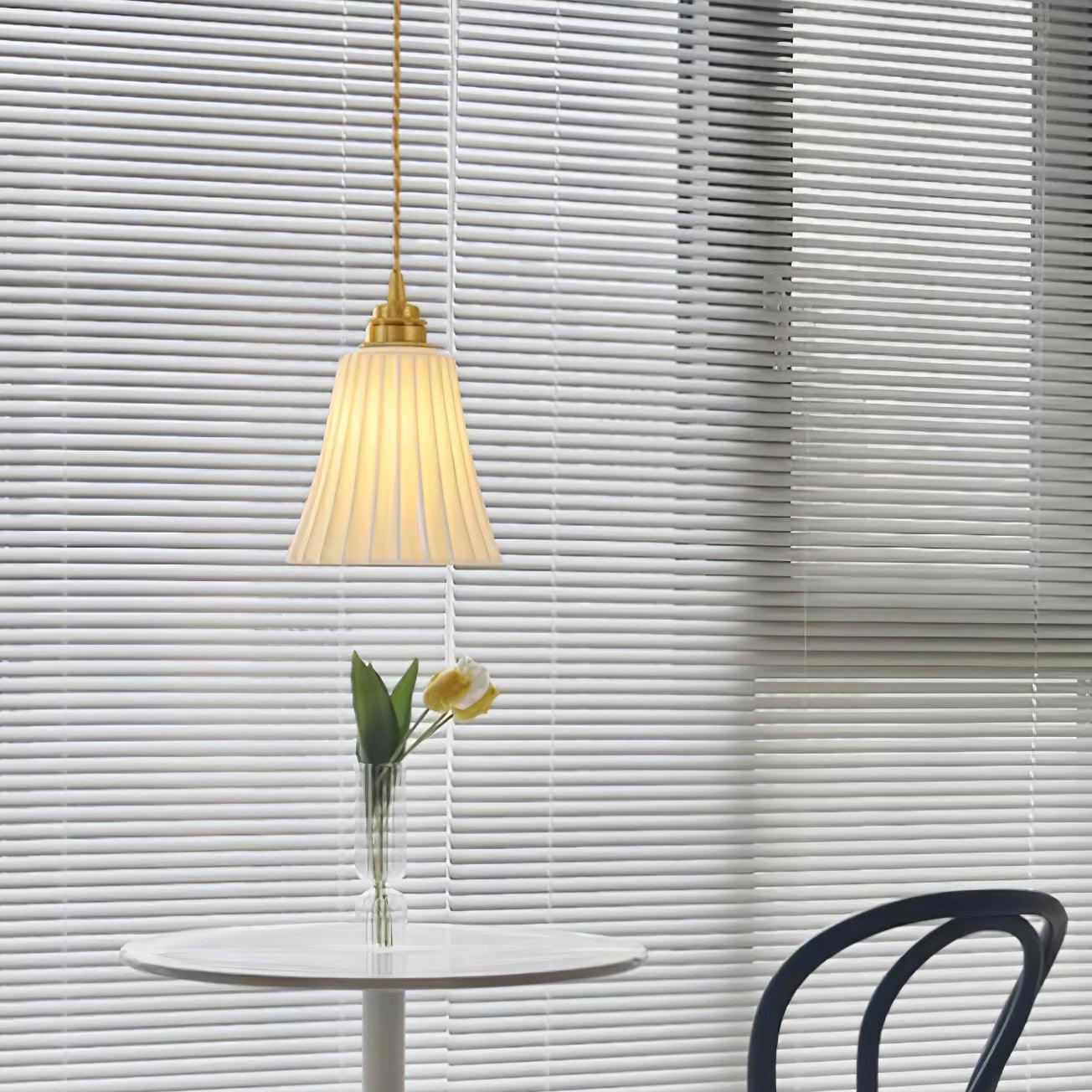 Ulcaris Premium Nordic Art Trumpet Ceramic Pendant Light - Letslighting