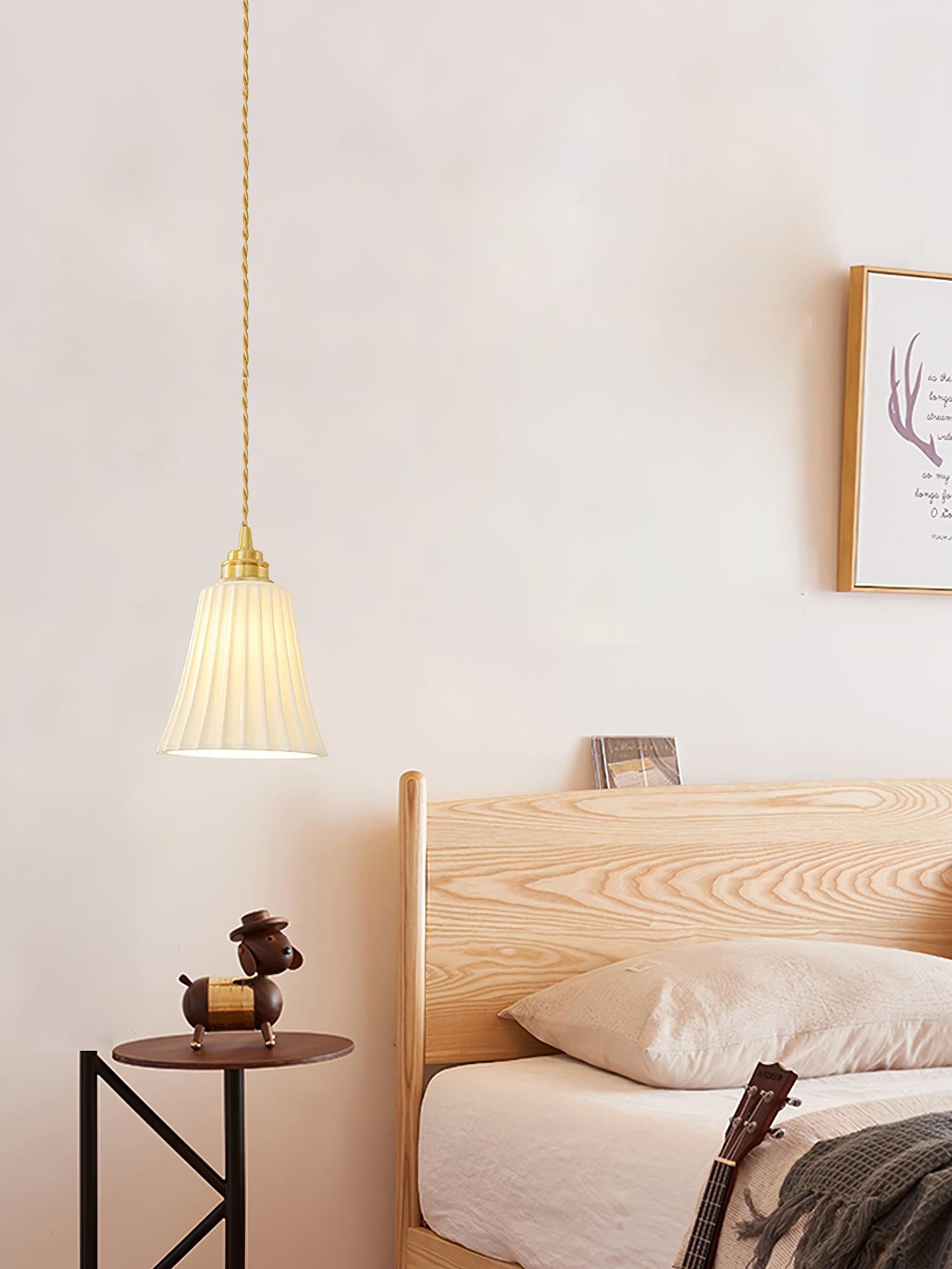 Ulcaris Premium Nordic Art Trumpet Ceramic Pendant Light - Letslighting