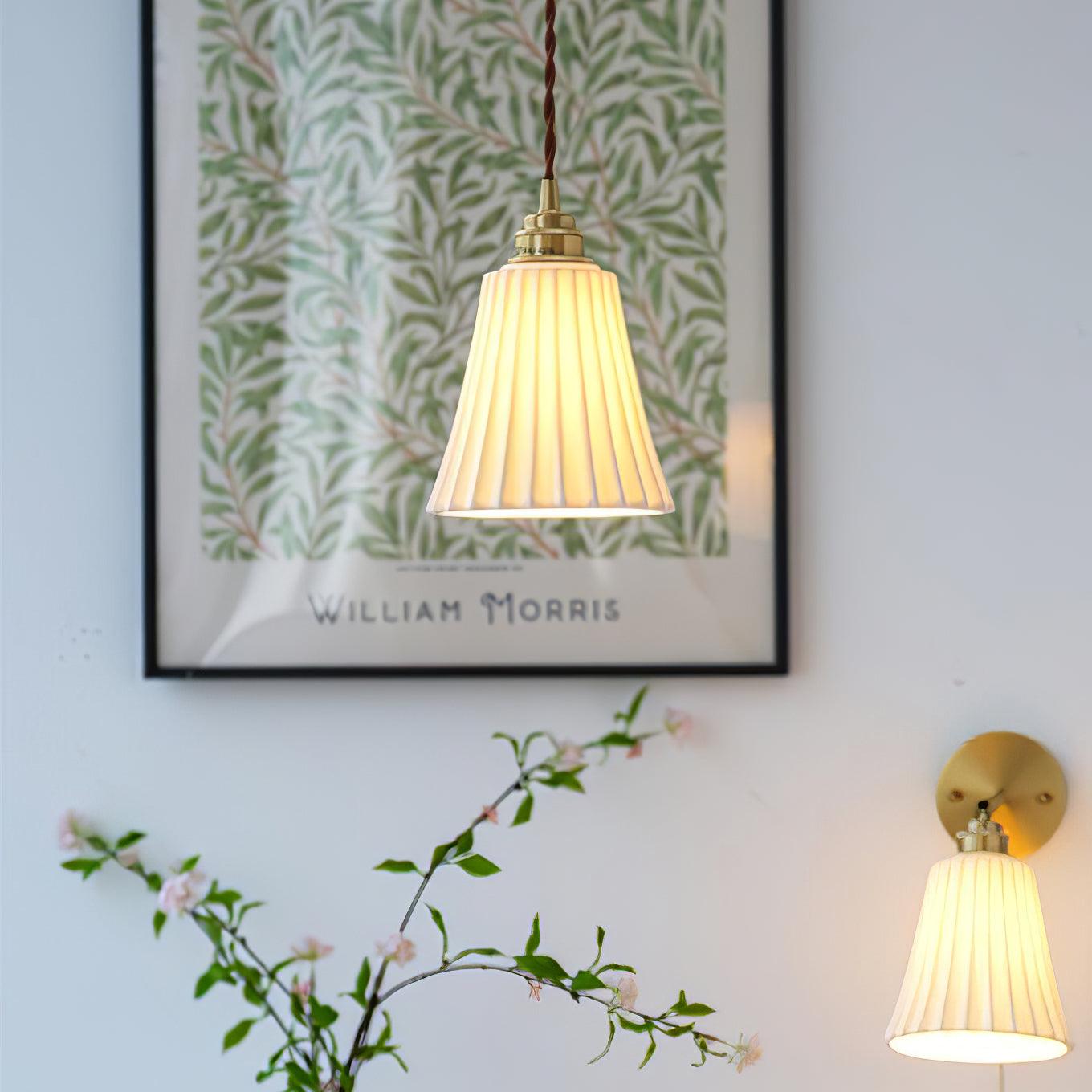 Ulcaris Premium Nordic Art Trumpet Ceramic Pendant Light - Letslighting