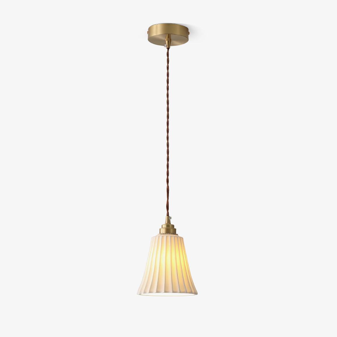 Ulcaris Premium Nordic Art Trumpet Ceramic Pendant Light - Letslighting