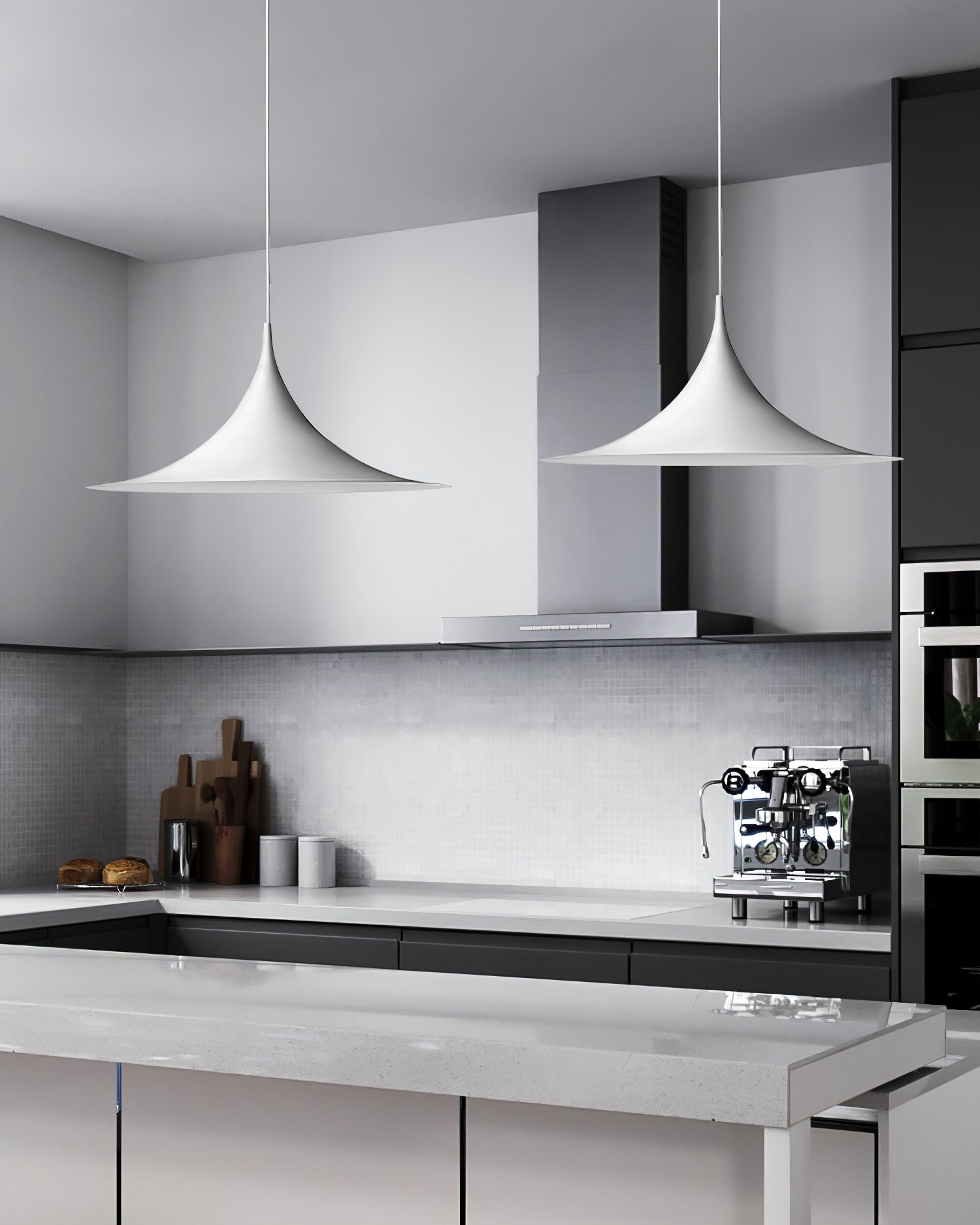 Pendant Lamp Slim Neck and Wide Flare Dining