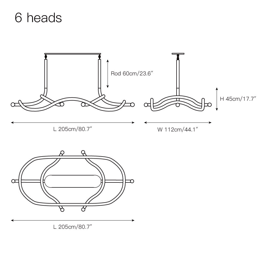 Vadore Modern Minimalist Chandelier - Letslighting
