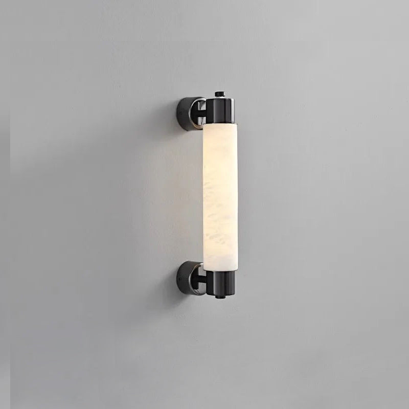 Alraei Modern Minimalist Tube Alabaster Wall Lamp - Letslighting