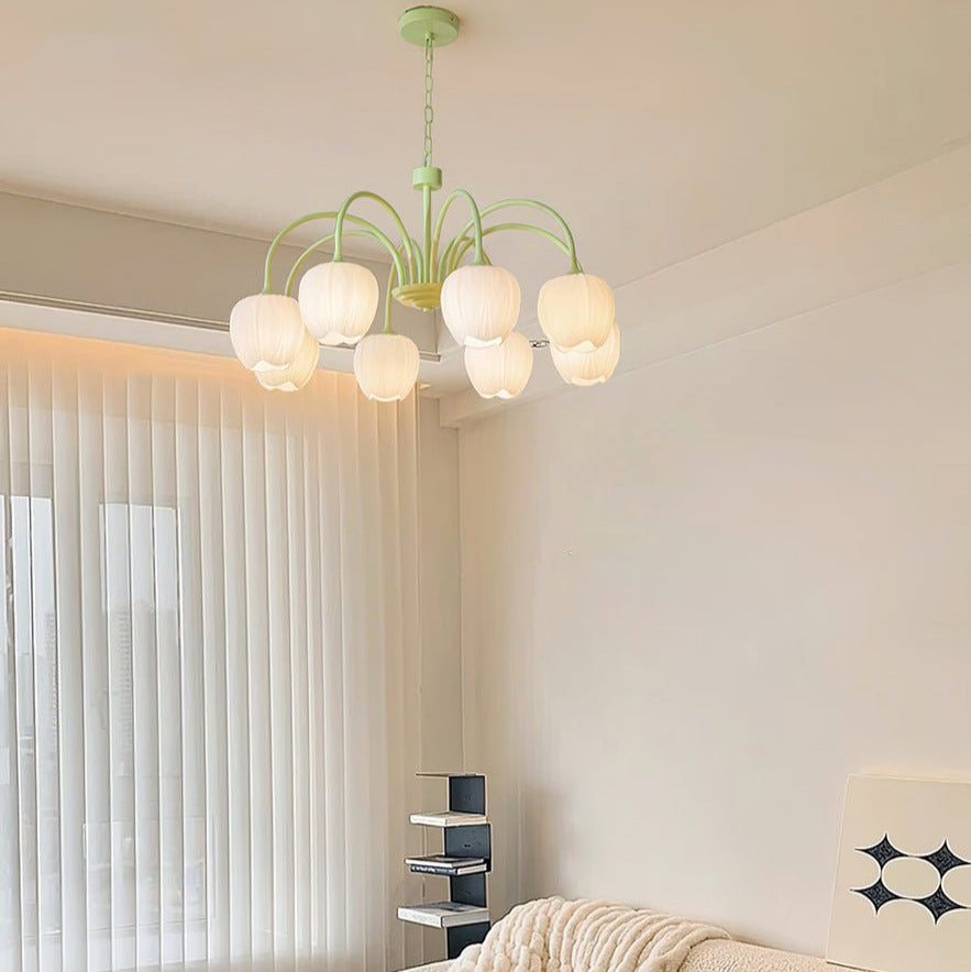 Aria Fresh Tulip Chandeliers - Letslighting