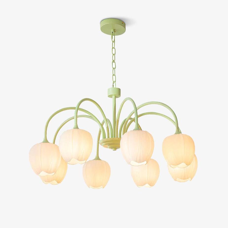 Aria Fresh Tulip Chandeliers - Letslighting
