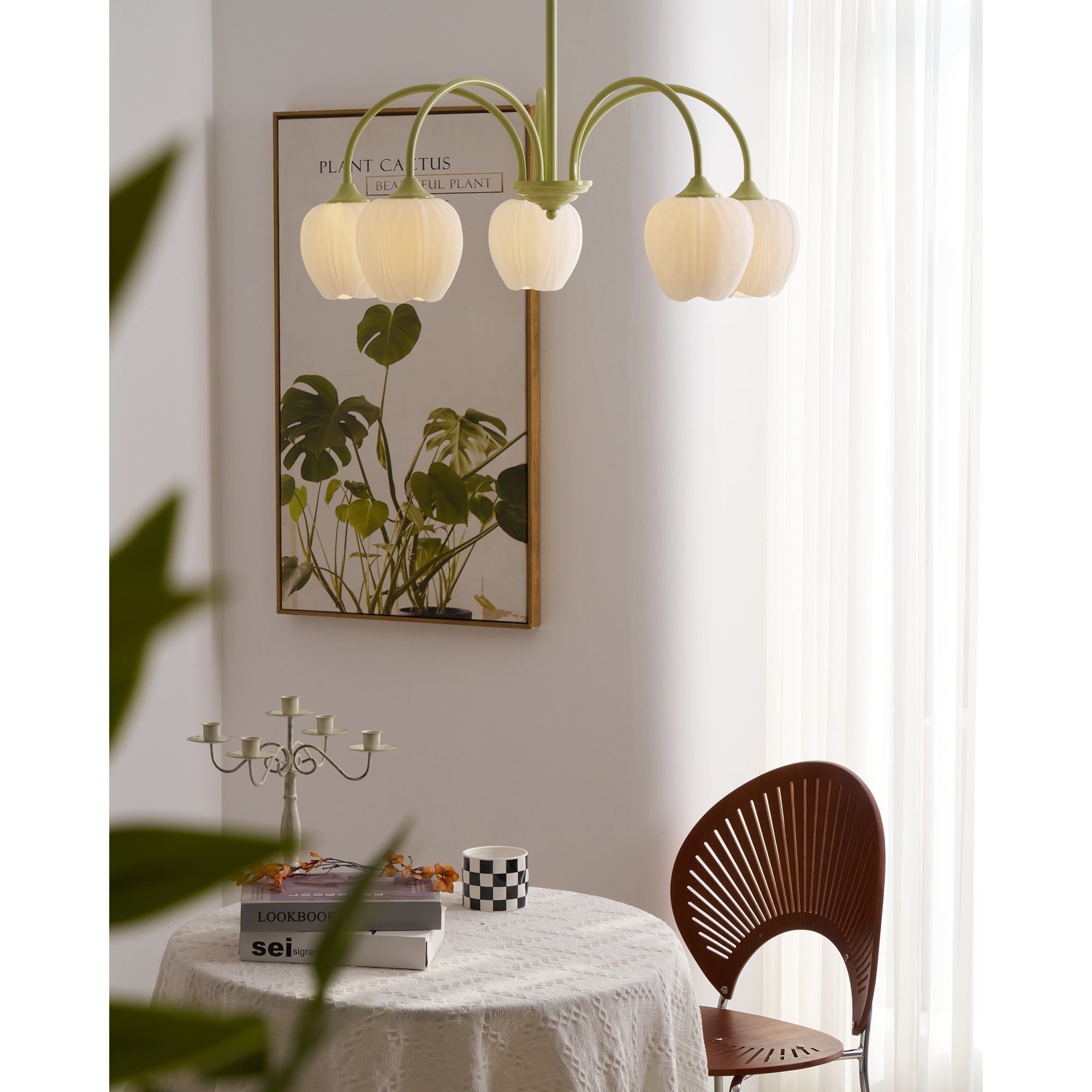 Viloror Matcha Individual Creativity Glass Chandelier - Letslighting