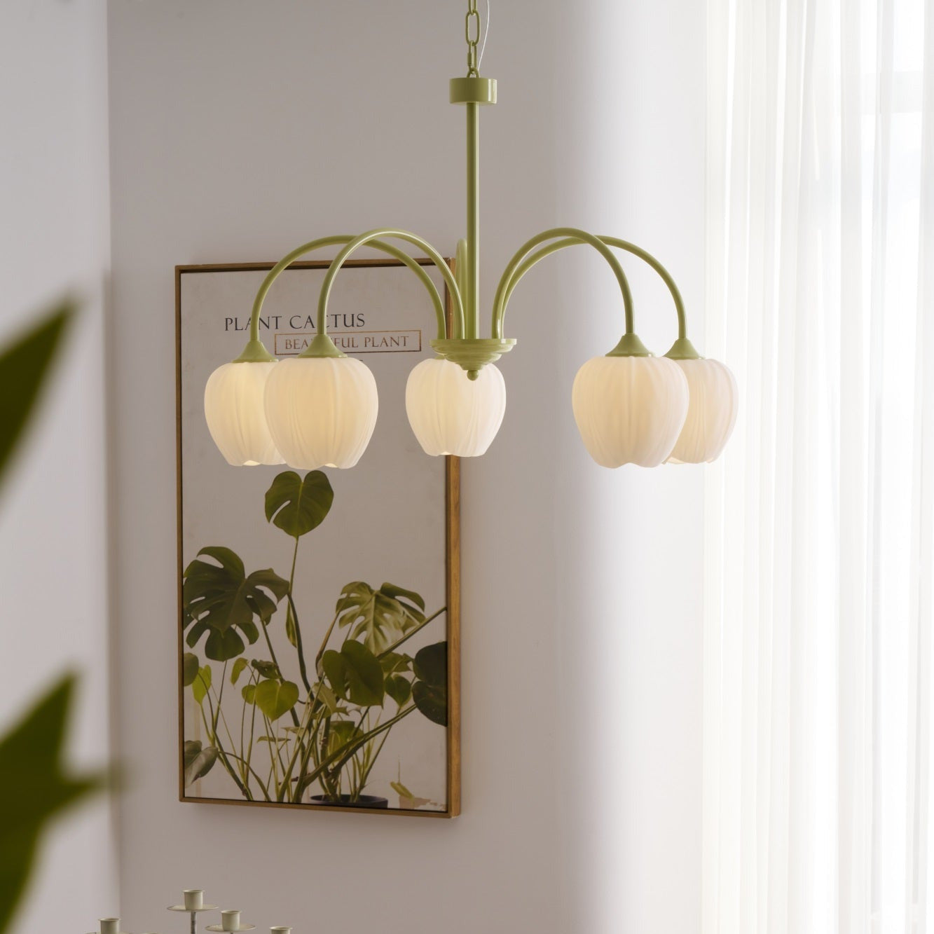 Aria Fresh Tulip Chandeliers - Letslighting