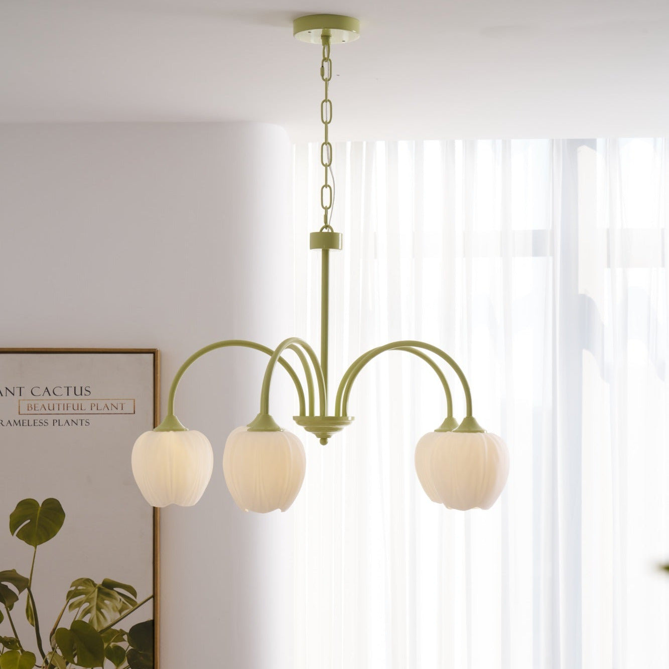 Aria Fresh Tulip Chandeliers - Letslighting