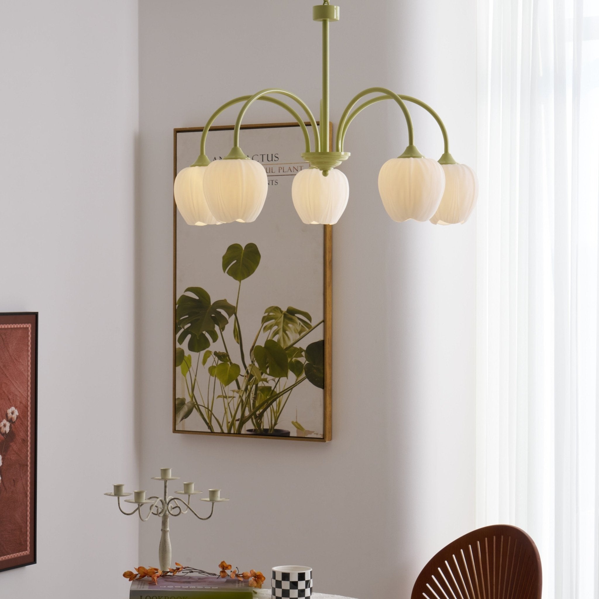 Aria Fresh Tulip Chandeliers - Letslighting