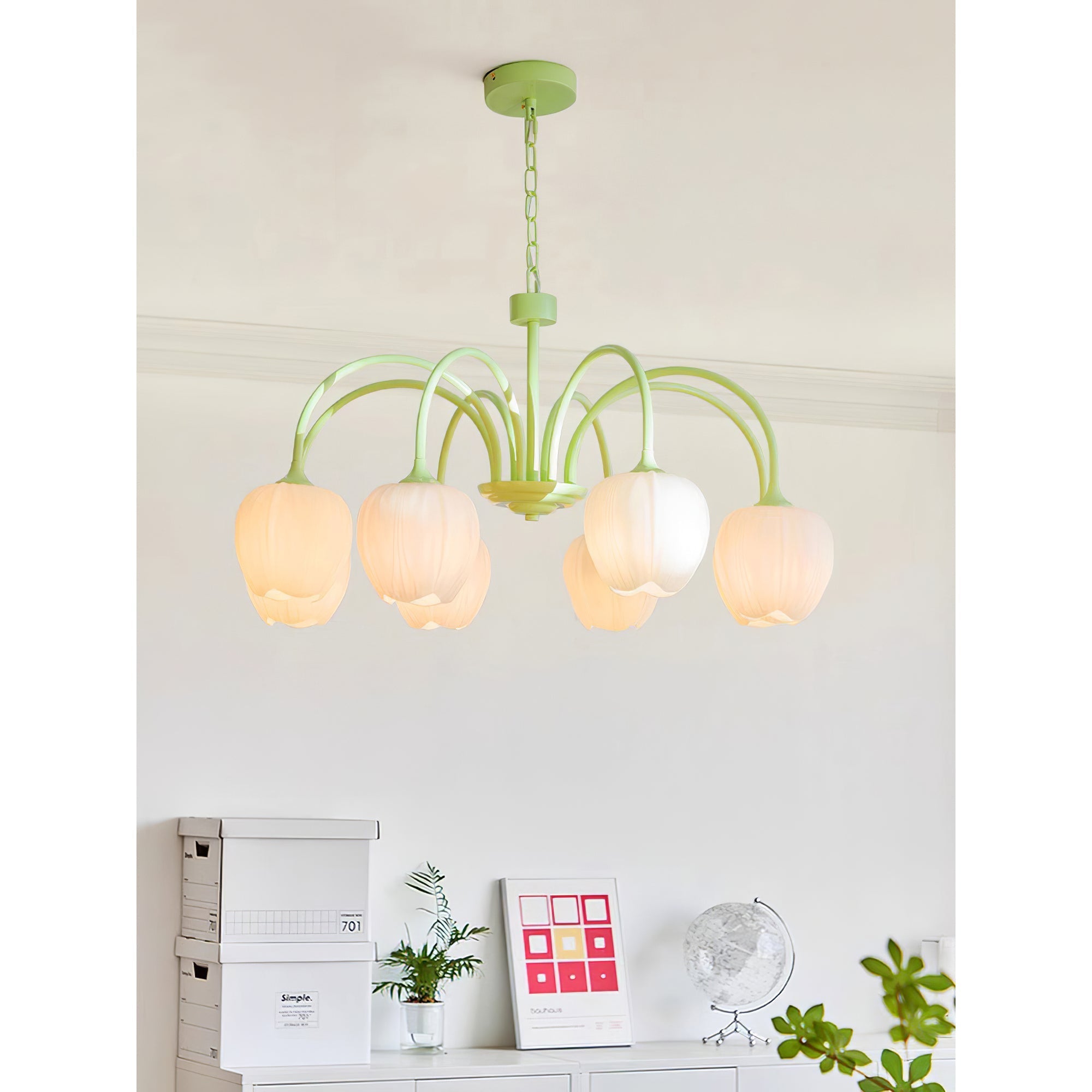 Viloror Matcha Individual Creativity Glass Chandelier - Letslighting
