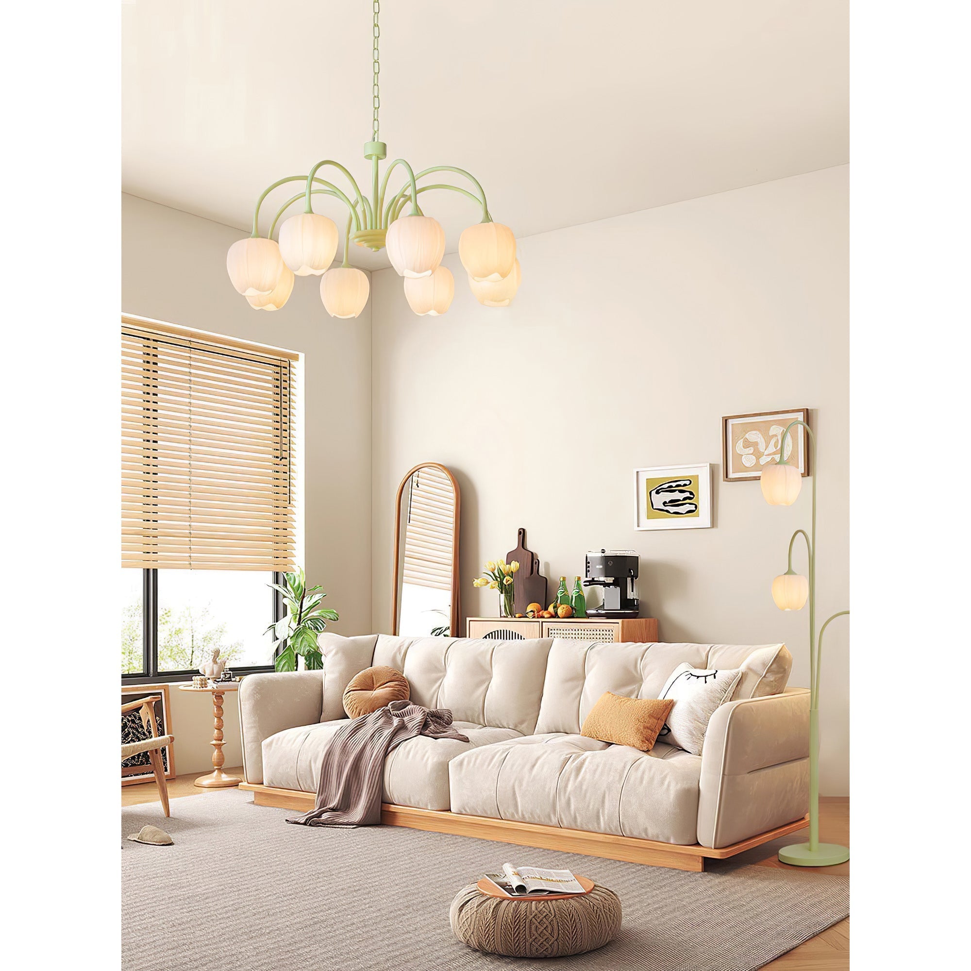 Viloror Matcha Individual Creativity Glass Chandelier - Letslighting