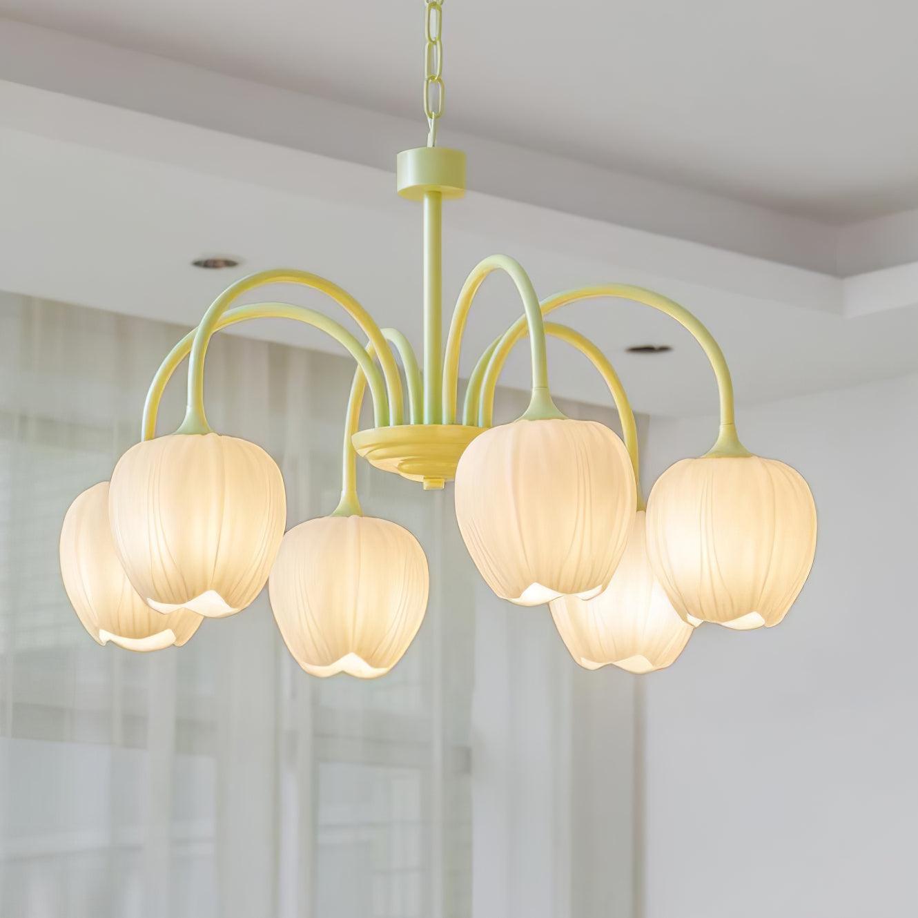 Aria Fresh Tulip Chandeliers - Letslighting