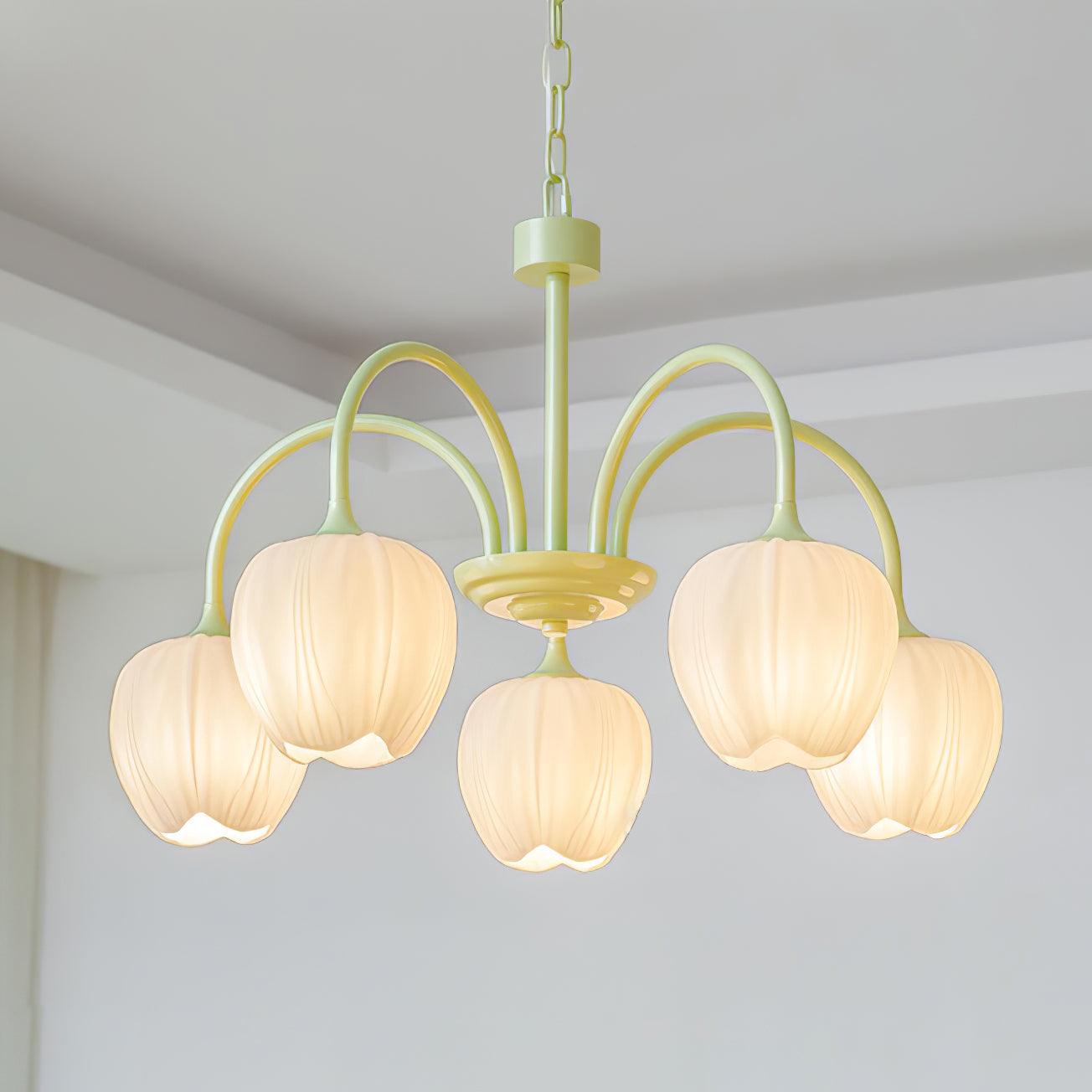 Aria Fresh Tulip Chandeliers - Letslighting