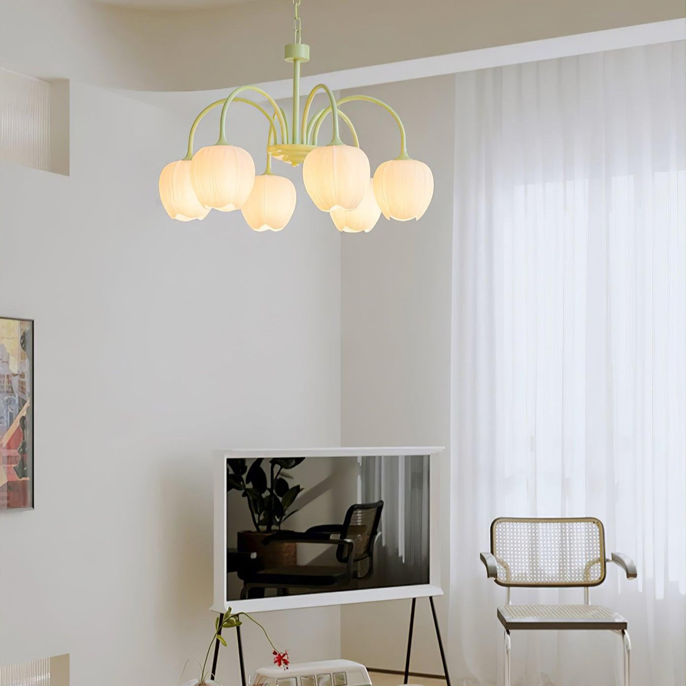 Aria Fresh Tulip Chandeliers - Letslighting