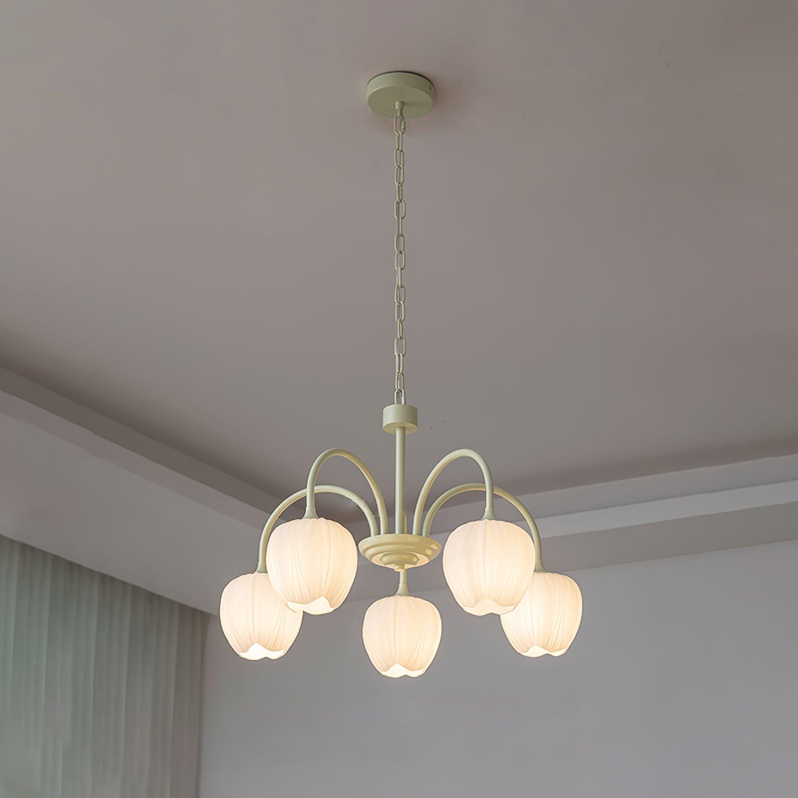Aria Fresh Tulip Chandeliers - Letslighting