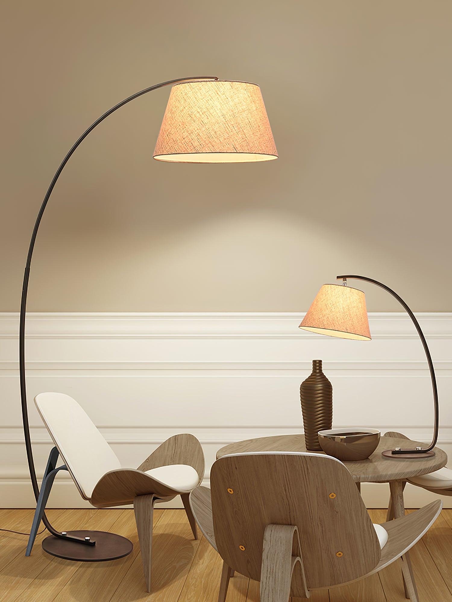 Arcanel Fabric Artistic Floor Lamp - Letslighting