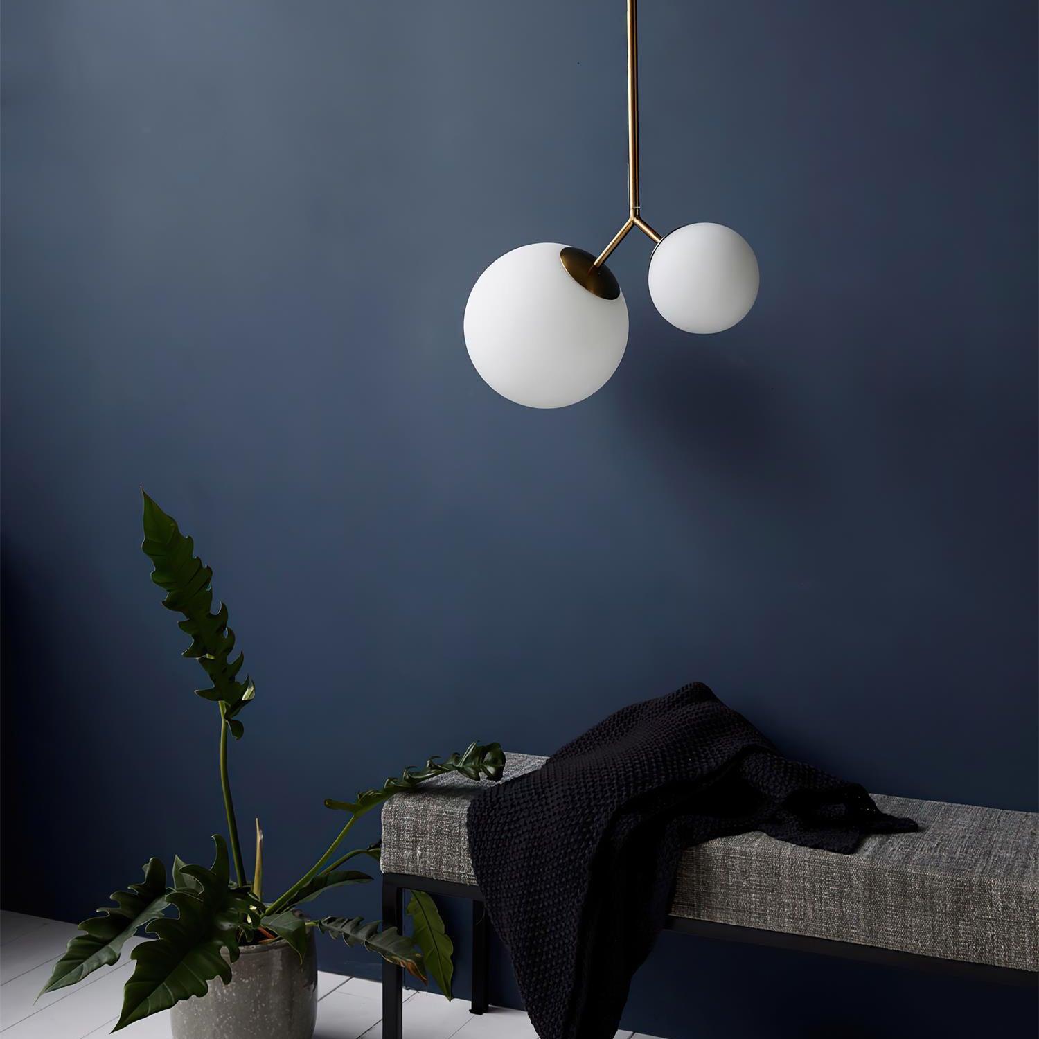 Twis Pendant Lamp Frosted Smoky Minimalist - Letslighting