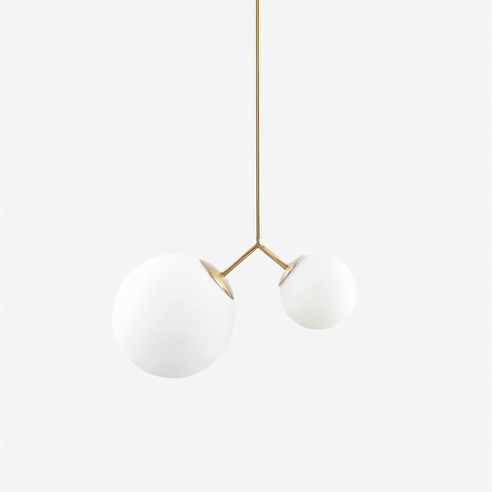 Twis Pendant Lamp Frosted Smoky Minimalist - Letslighting
