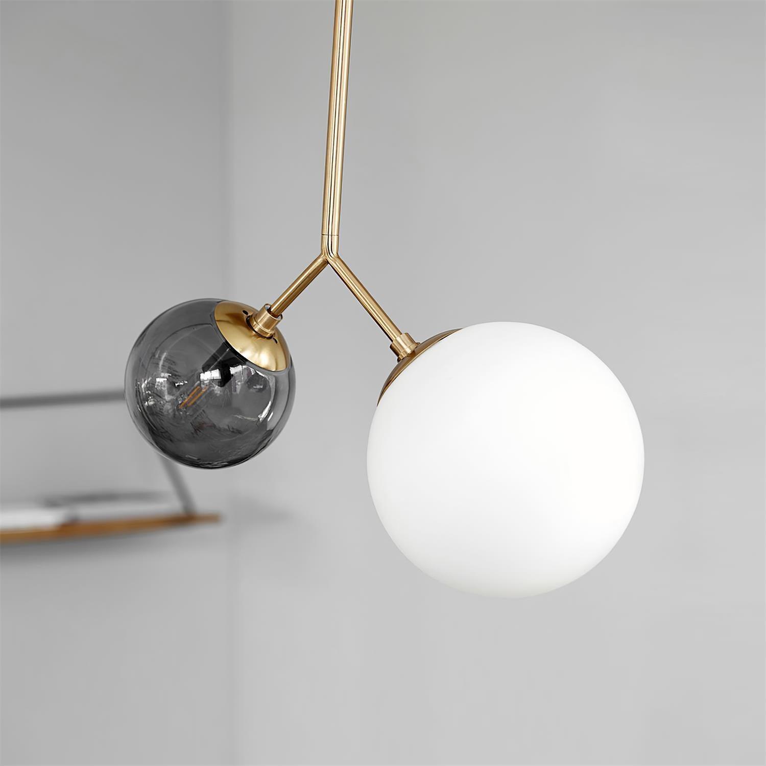 Twis Pendant Lamp Frosted Smoky Minimalist - Letslighting