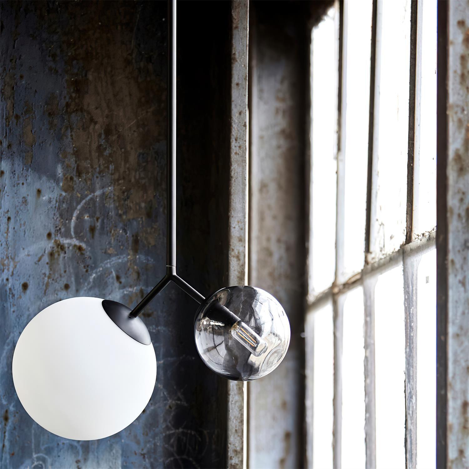 Twis Pendant Lamp Frosted Smoky Minimalist - Letslighting