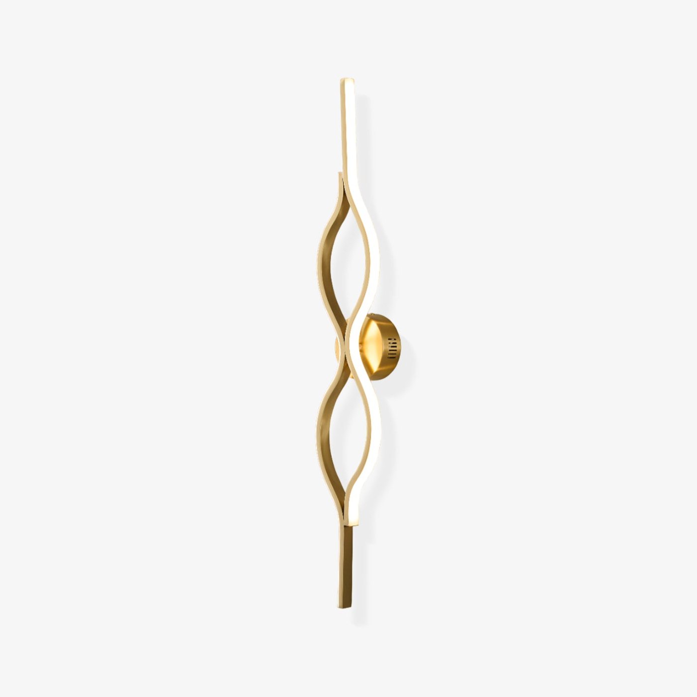 Myvenen Classic Twist Brass Wall Light - Letslighting