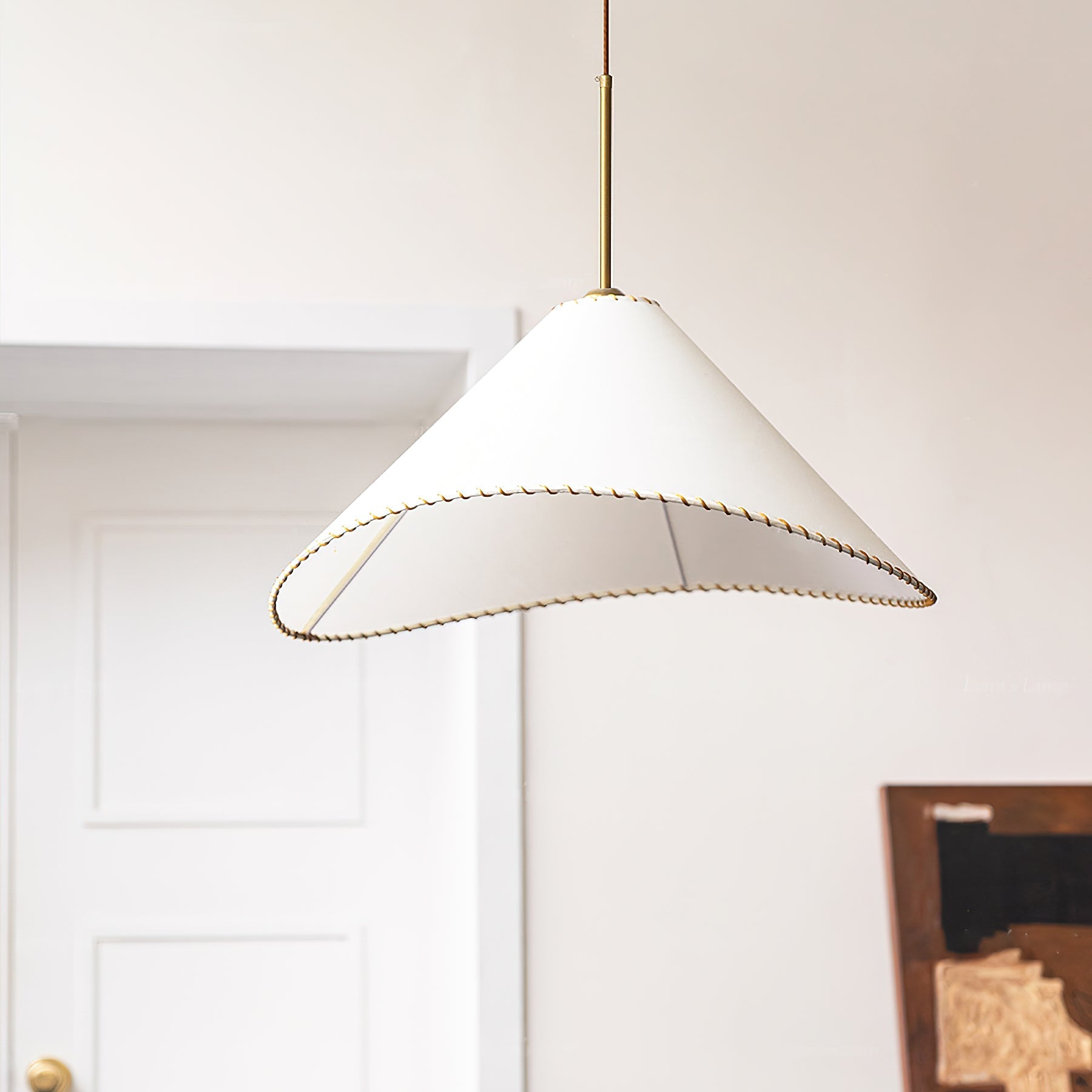 Aursoreth Nordic Twisted Shade Fabric Pendant Lamp - Letslighting