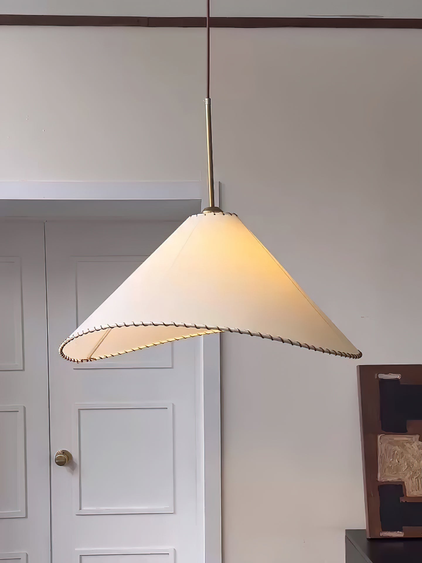 Aursoreth Nordic Twisted Shade Fabric Pendant Lamp - Letslighting