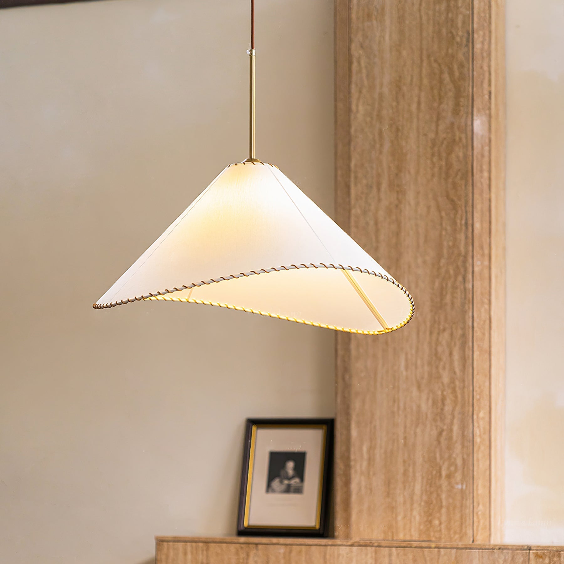 Aursoreth Nordic Twisted Shade Fabric Pendant Lamp - Letslighting