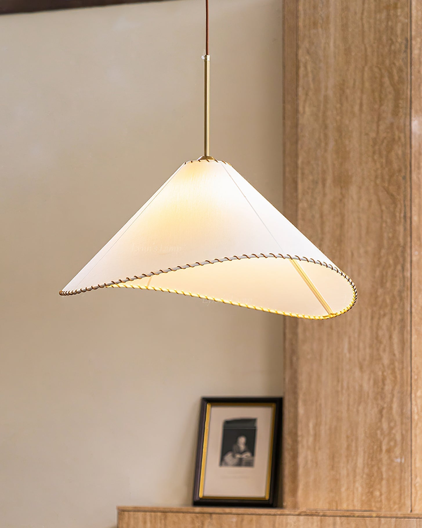 Aursoreth Nordic Twisted Shade Fabric Pendant Lamp - Letslighting