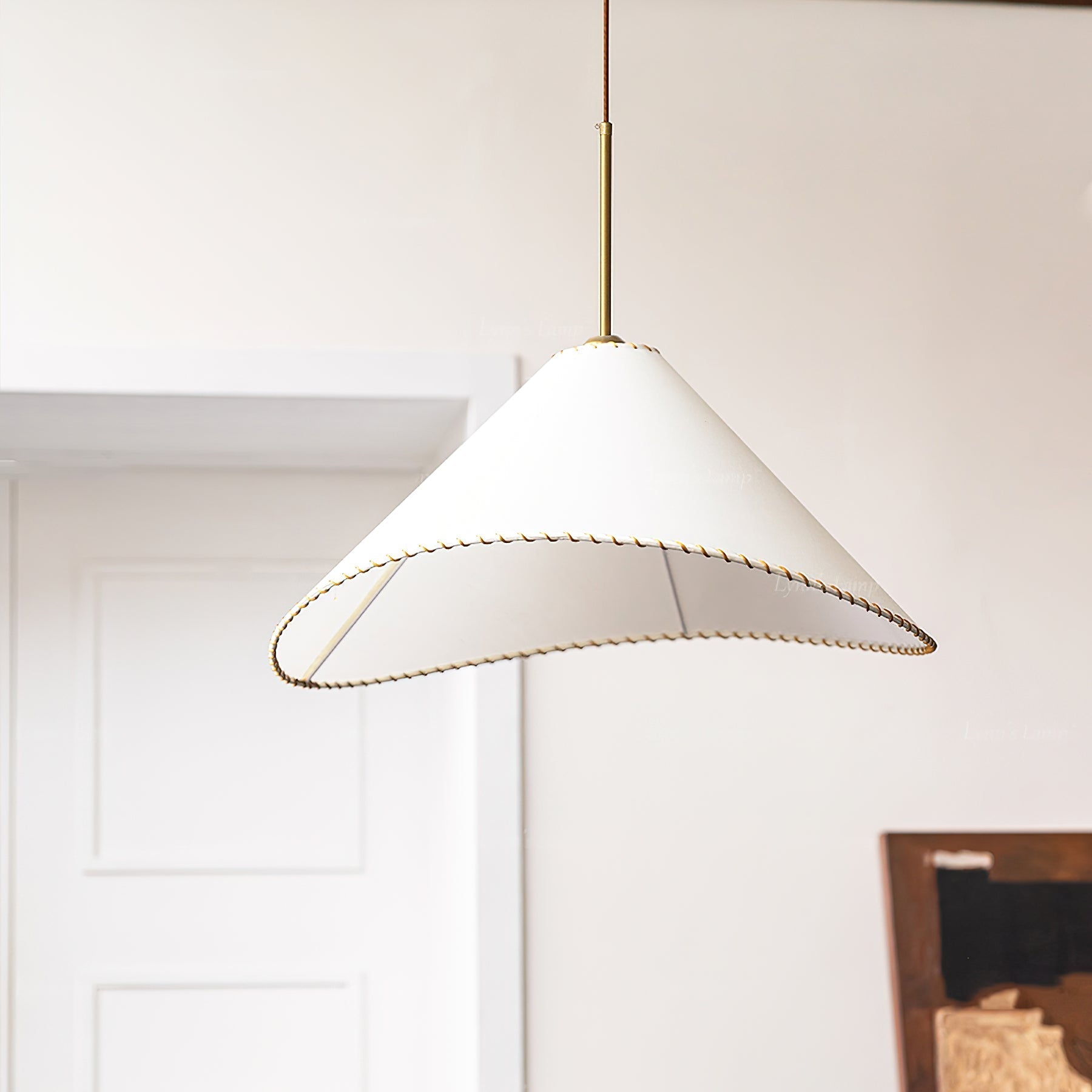 Aursoreth Nordic Twisted Shade Fabric Pendant Lamp - Letslighting