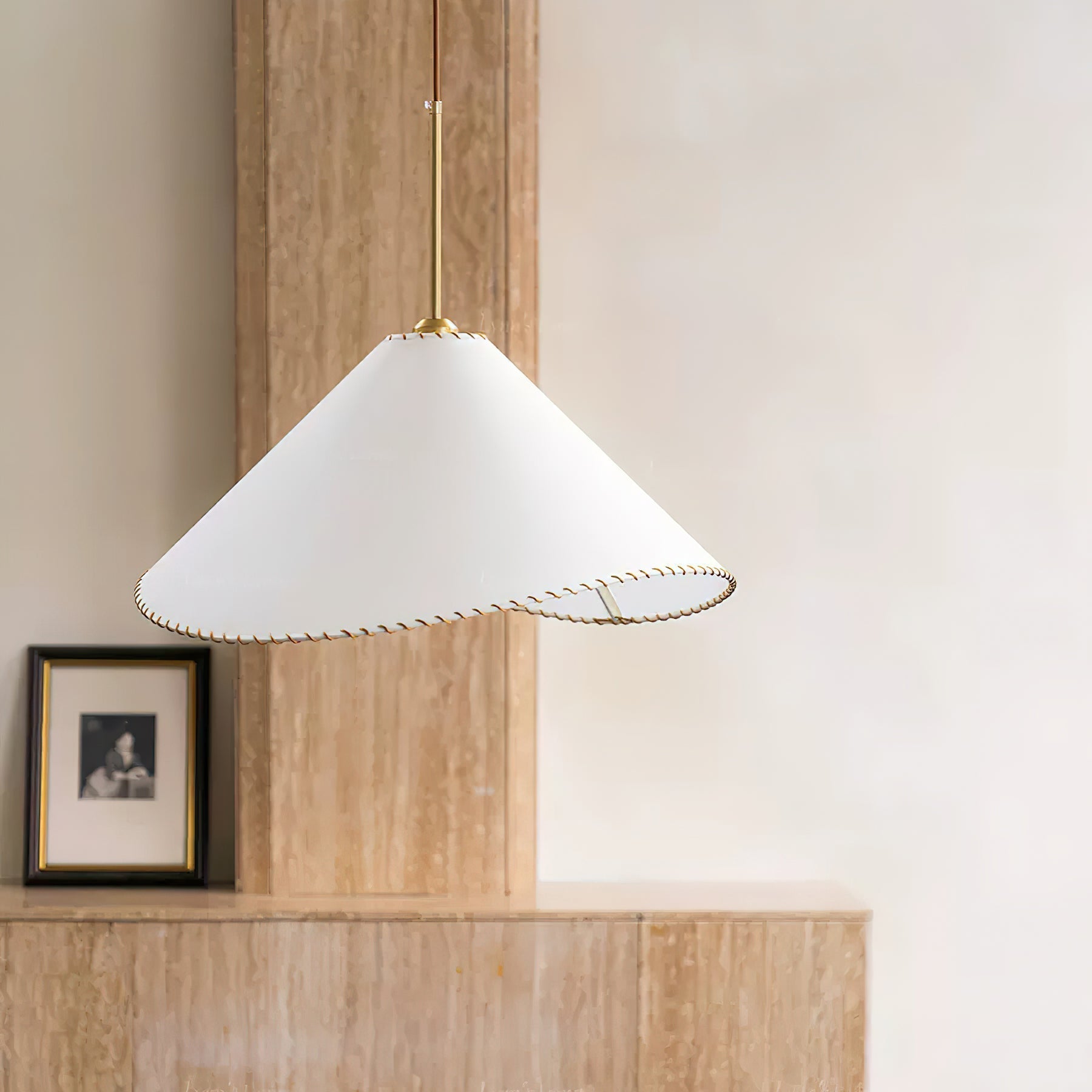 Aursoreth Nordic Twisted Shade Fabric Pendant Lamp - Letslighting