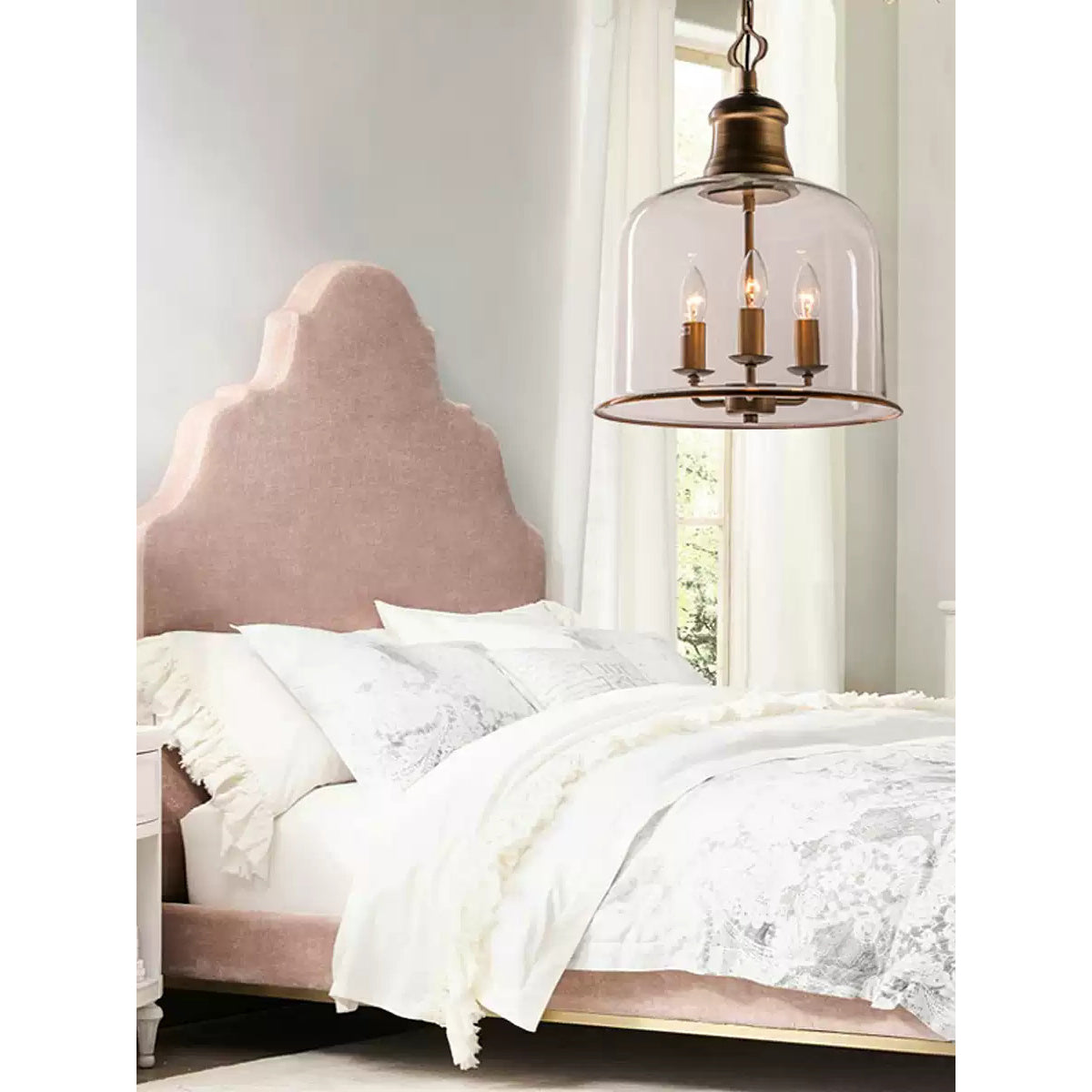 Sysolion Vintage Elegance Glass Pendant Lamp - Letslighting