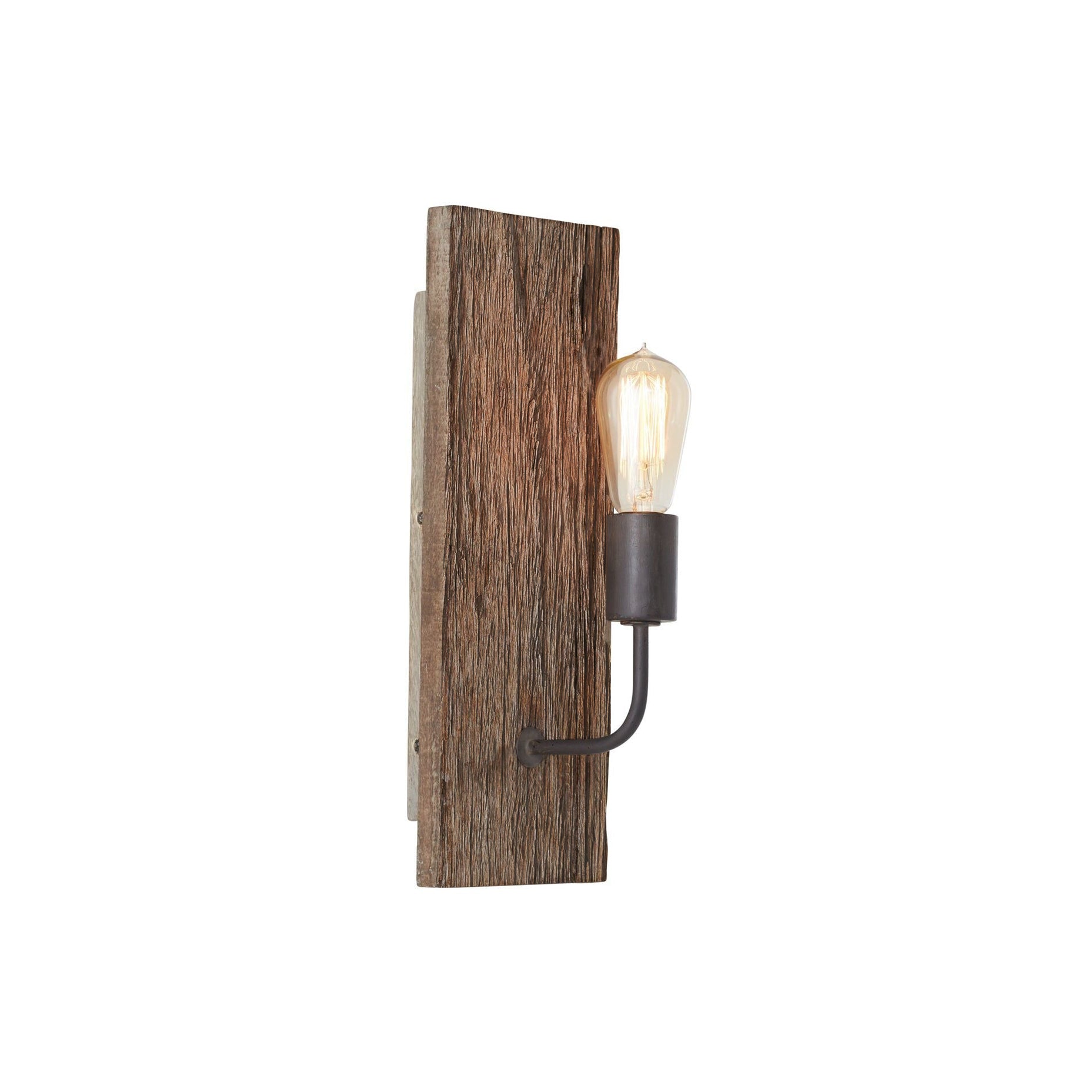 Ovenaris Vintage Industrial Wooden Wall Lamp - Letslighting