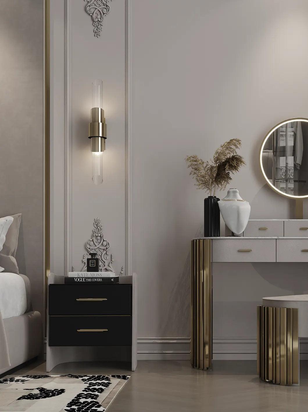 Opal Wall Lamp Nordic Art Small Crystal - Letslighting