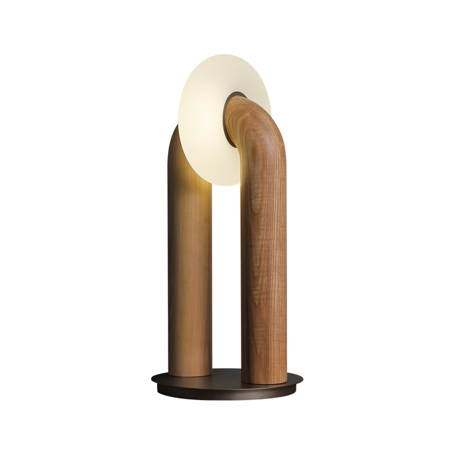 Lumen Vintage Wood Table Lamp - Letslighting
