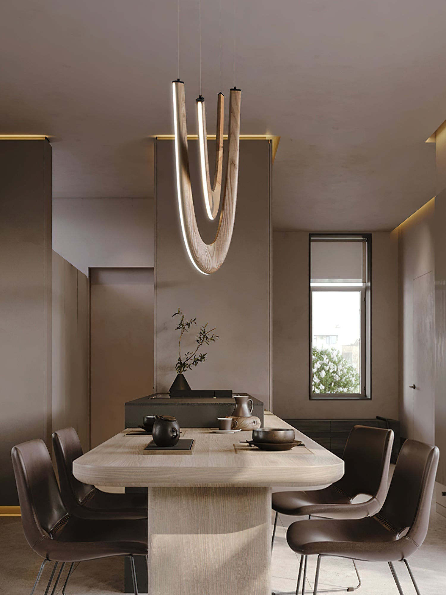 Lumora Wooden Pendant Lamp - Letslighting
