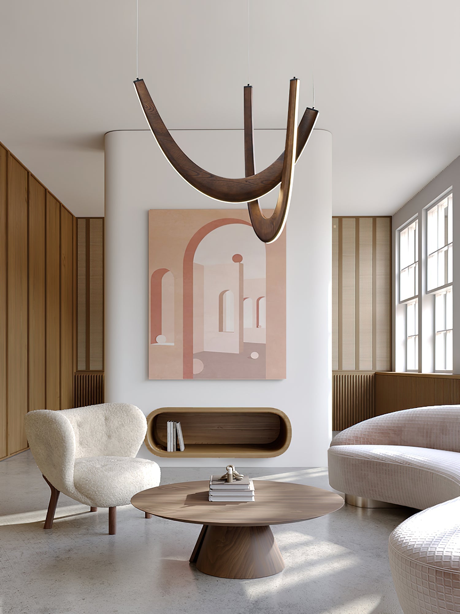Lumora Wooden Pendant Lamp - Letslighting