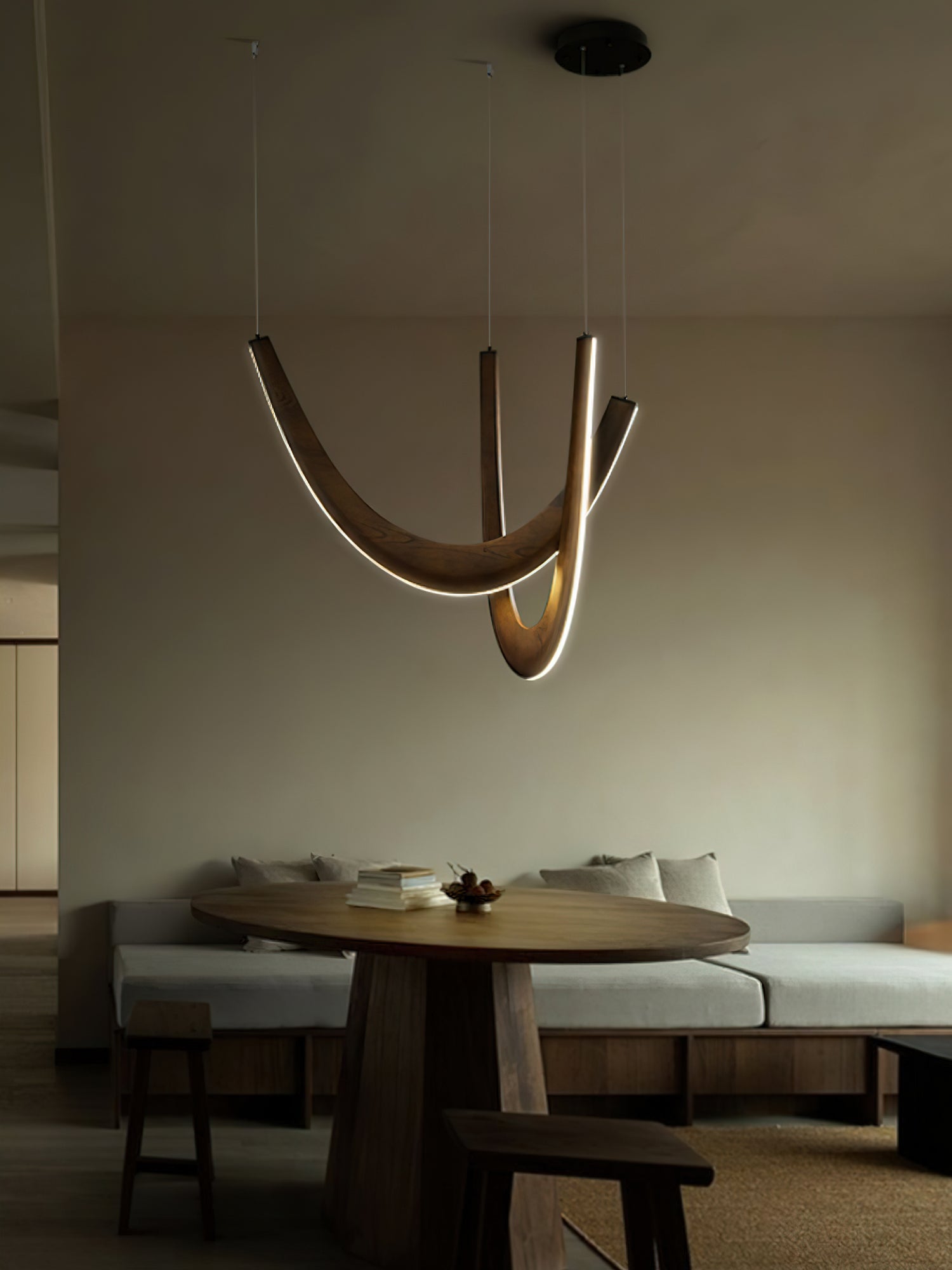 Lumora Wooden Pendant Lamp - Letslighting