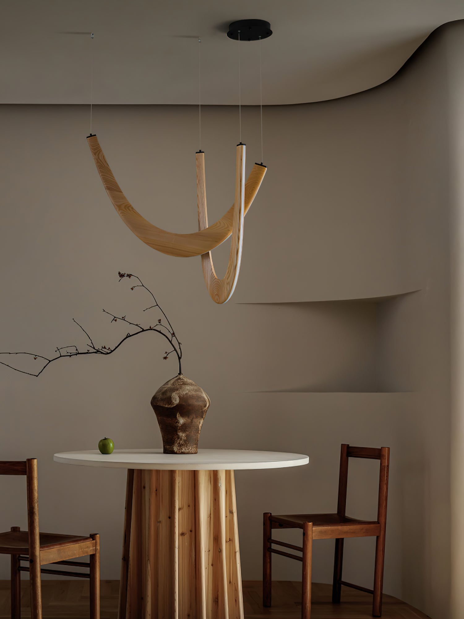 Lumora Wooden Pendant Lamp - Letslighting